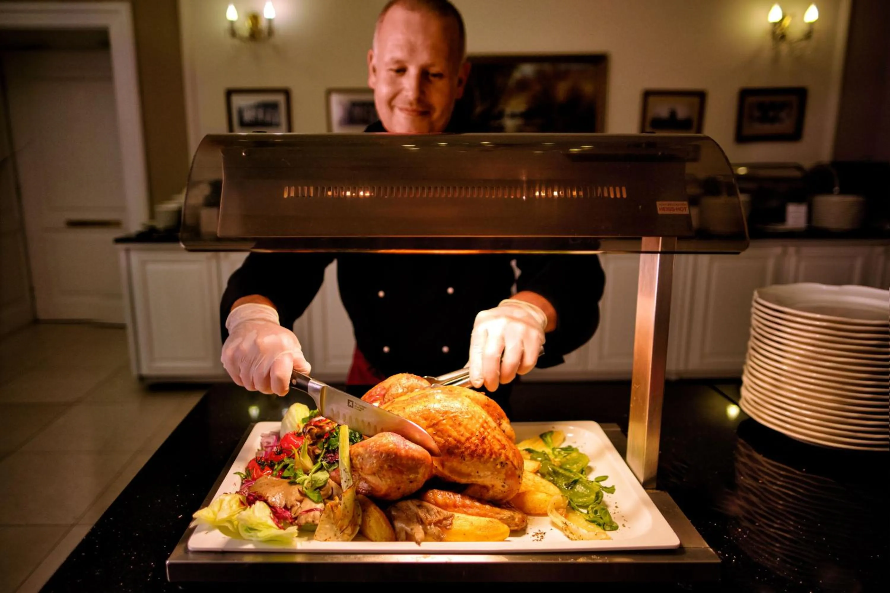 Food in La Contessa Castle Hotel