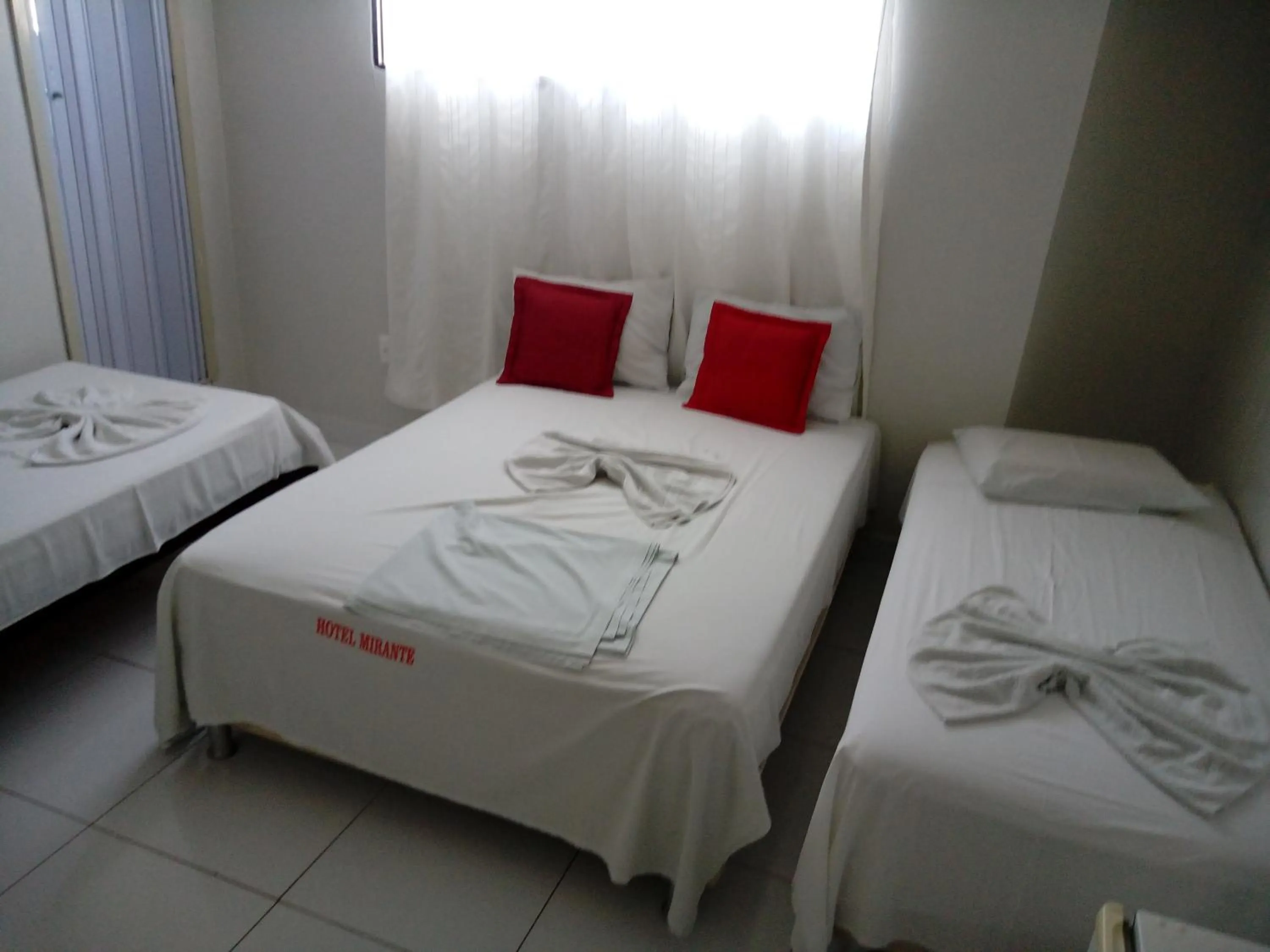 Bed in Hotel Mirante B