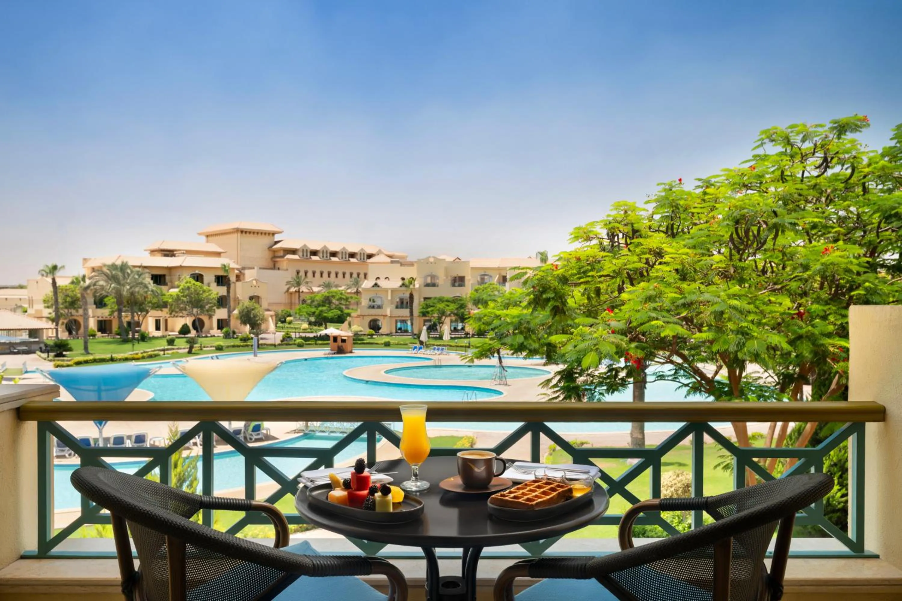 Balcony/Terrace in Mövenpick Hotel Cairo - Media City