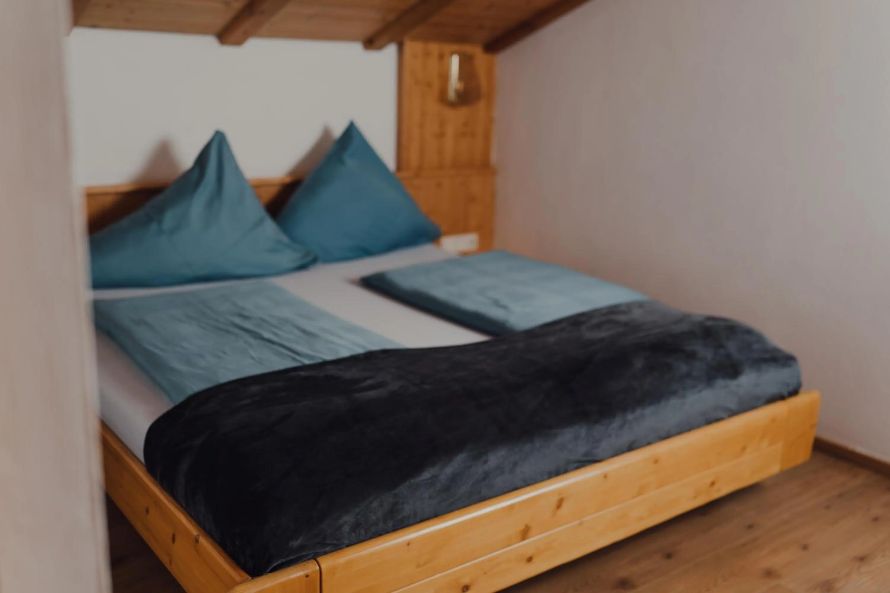 Bed in Hotel Forsthof