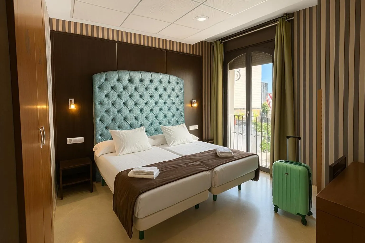 Bed in Hotel Duquesa