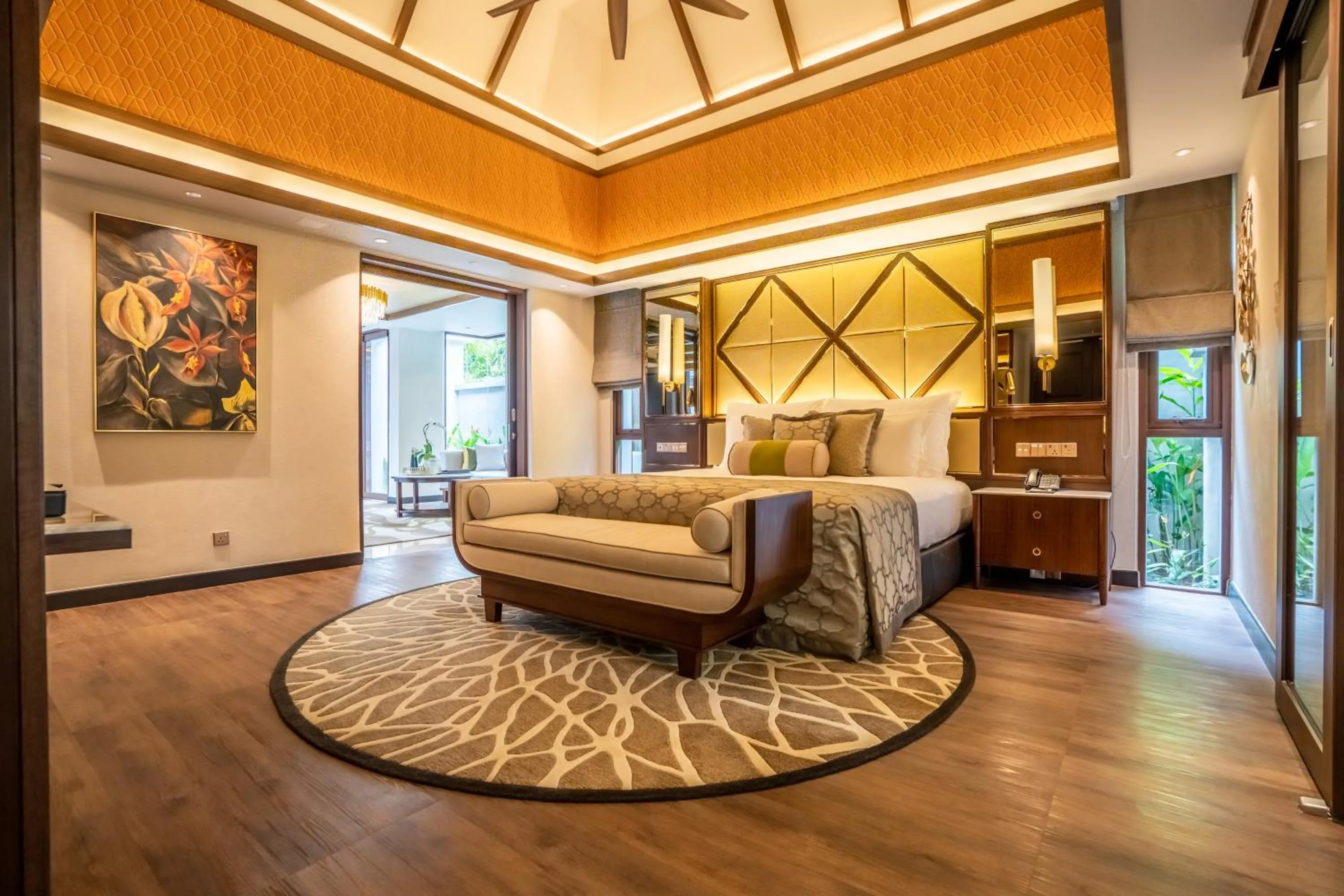 Bedroom in The Banjaran Hotsprings Retreat