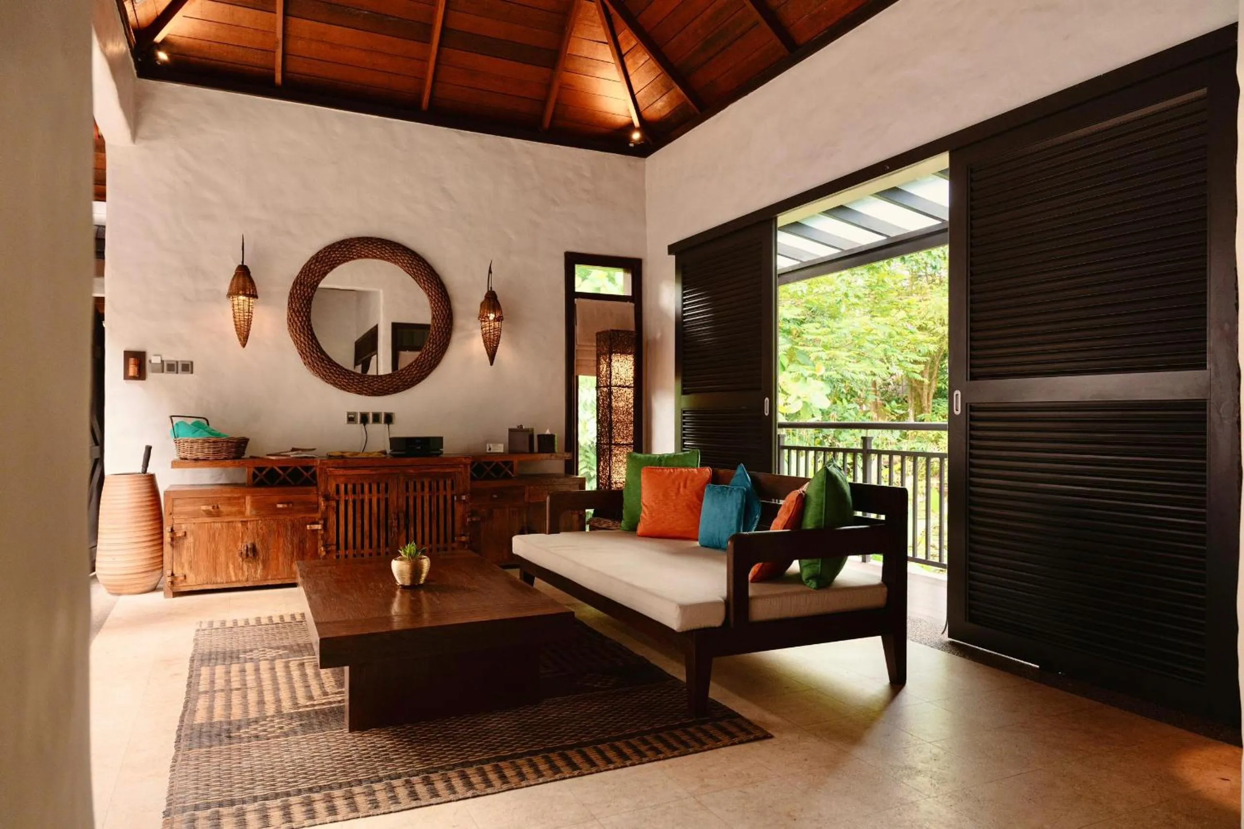 Living room in The Banjaran Hotsprings Retreat