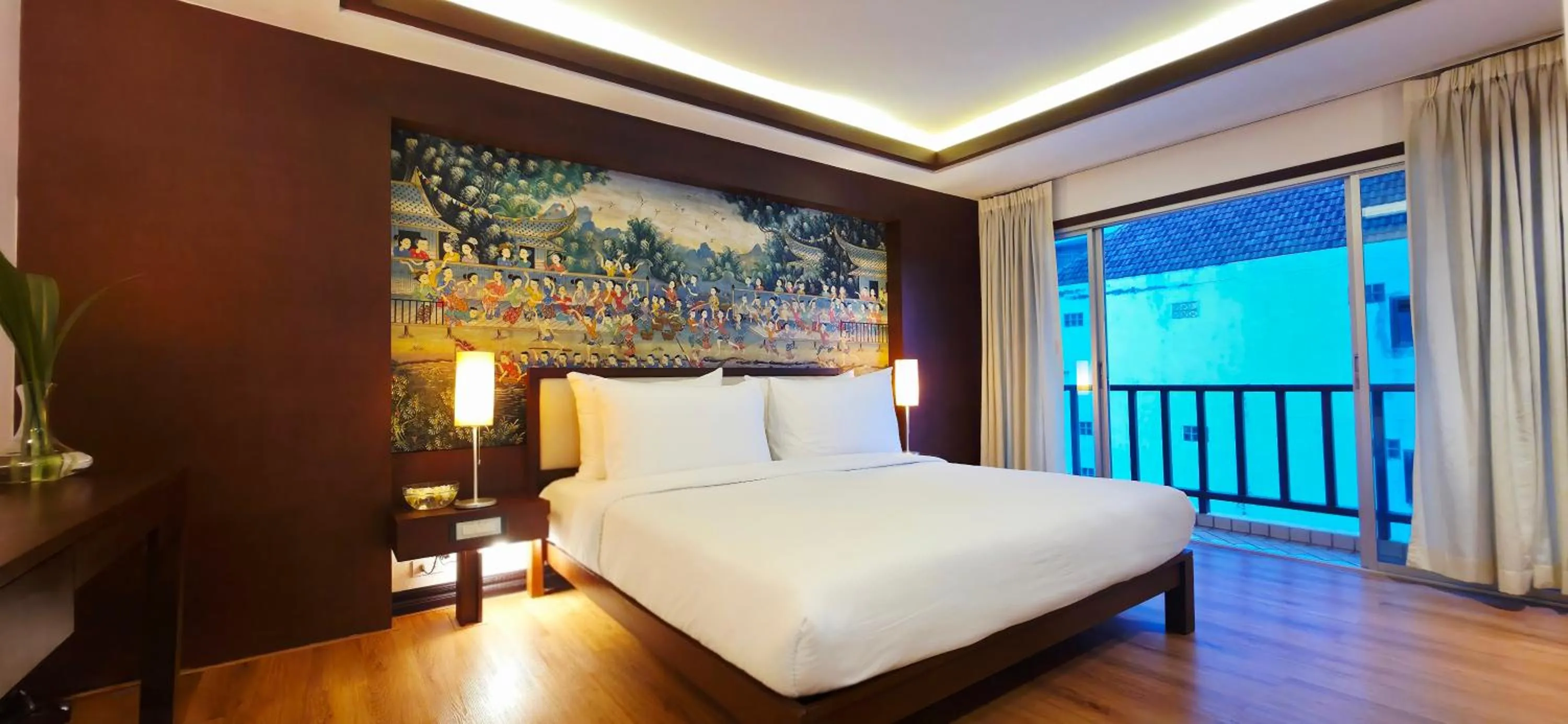 Bed in City Inn Vientiane