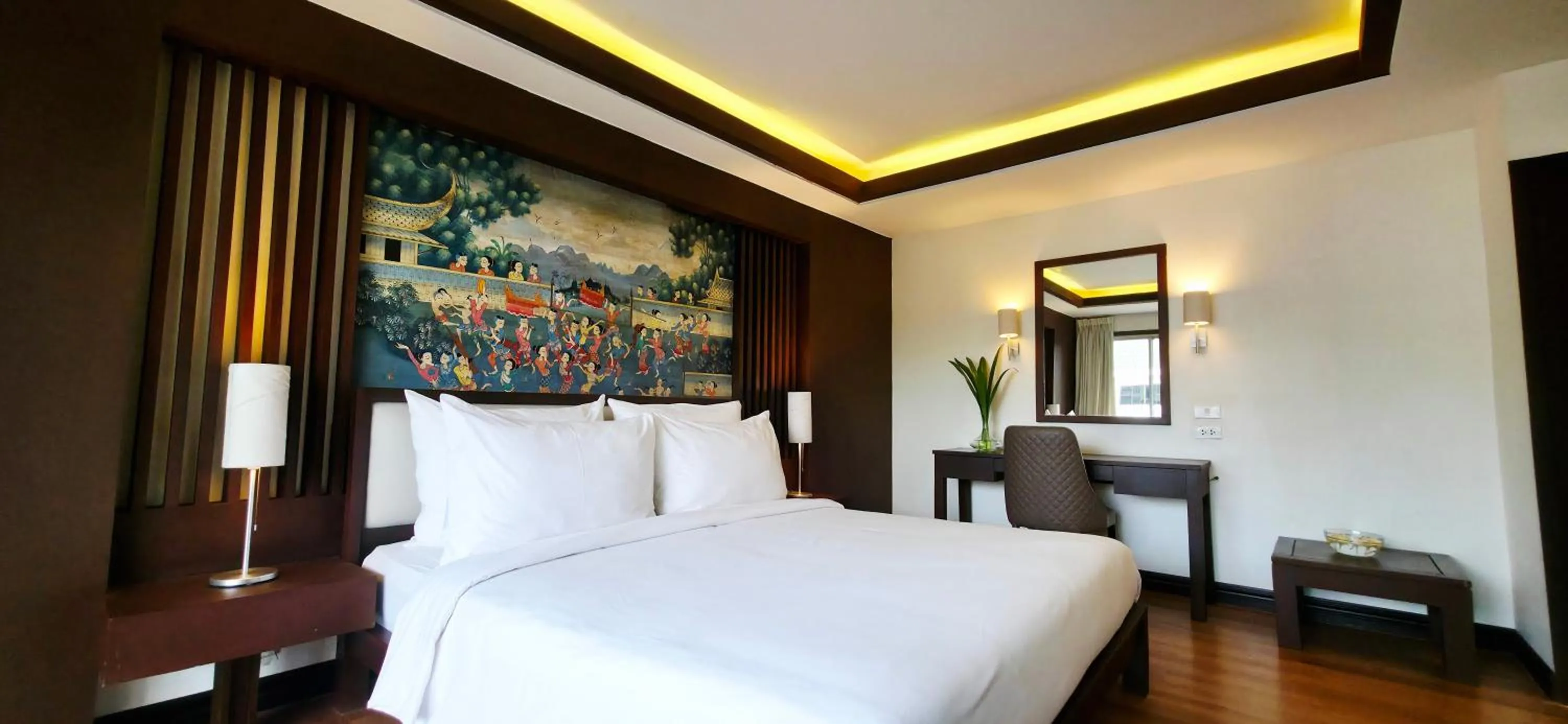 Bed in City Inn Vientiane