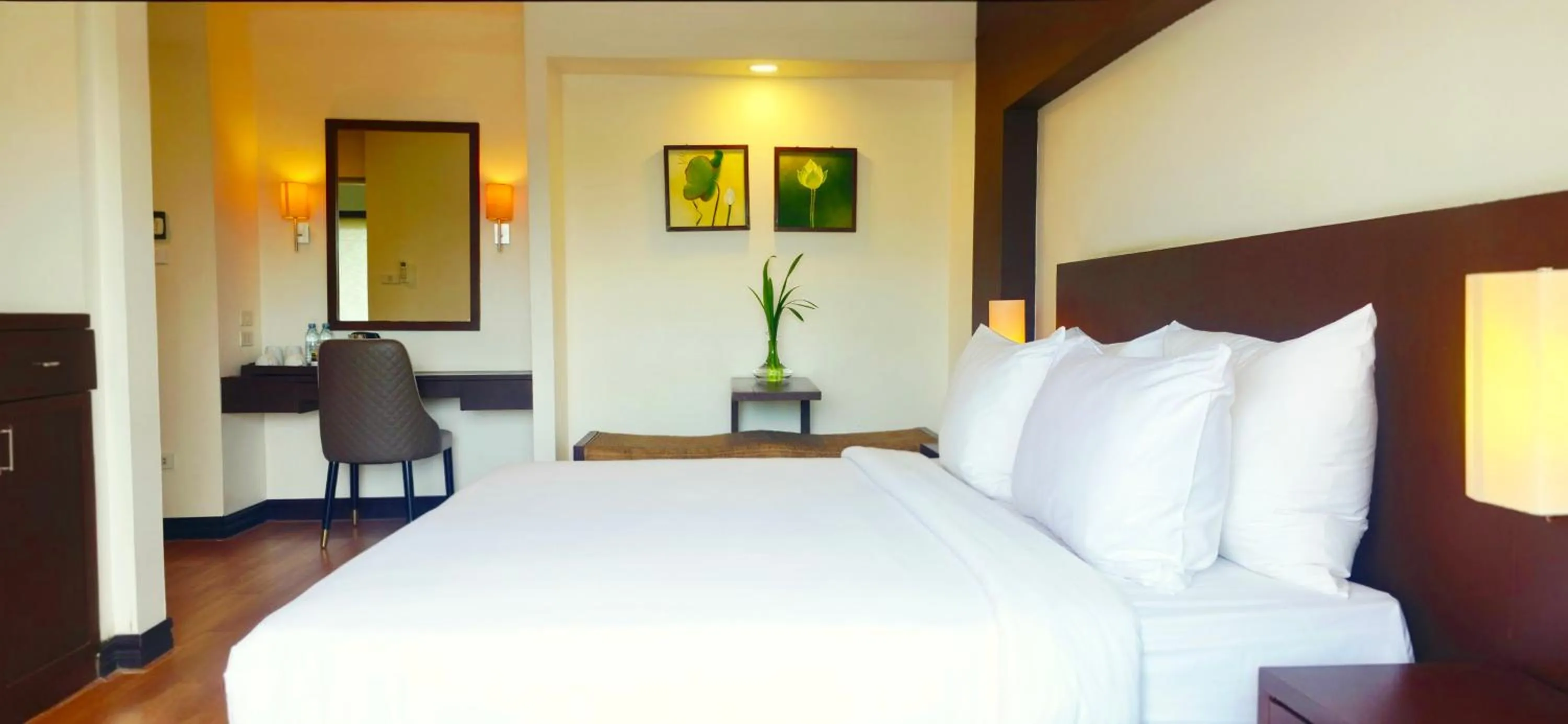 Bed in City Inn Vientiane