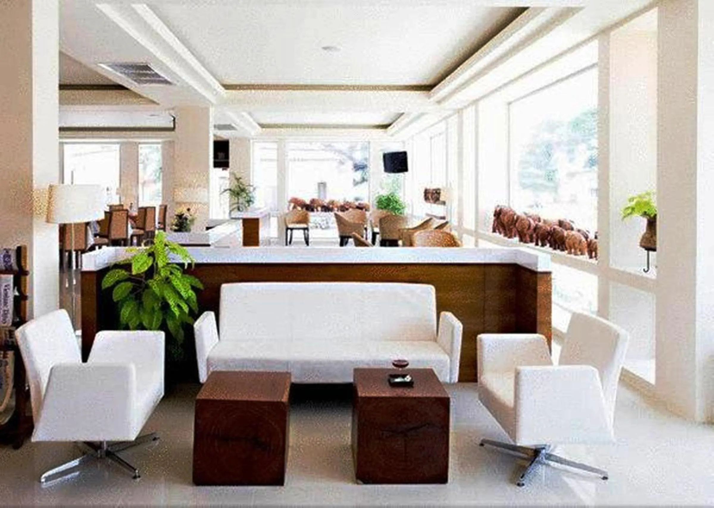 Communal lounge/ TV room in City Inn Vientiane