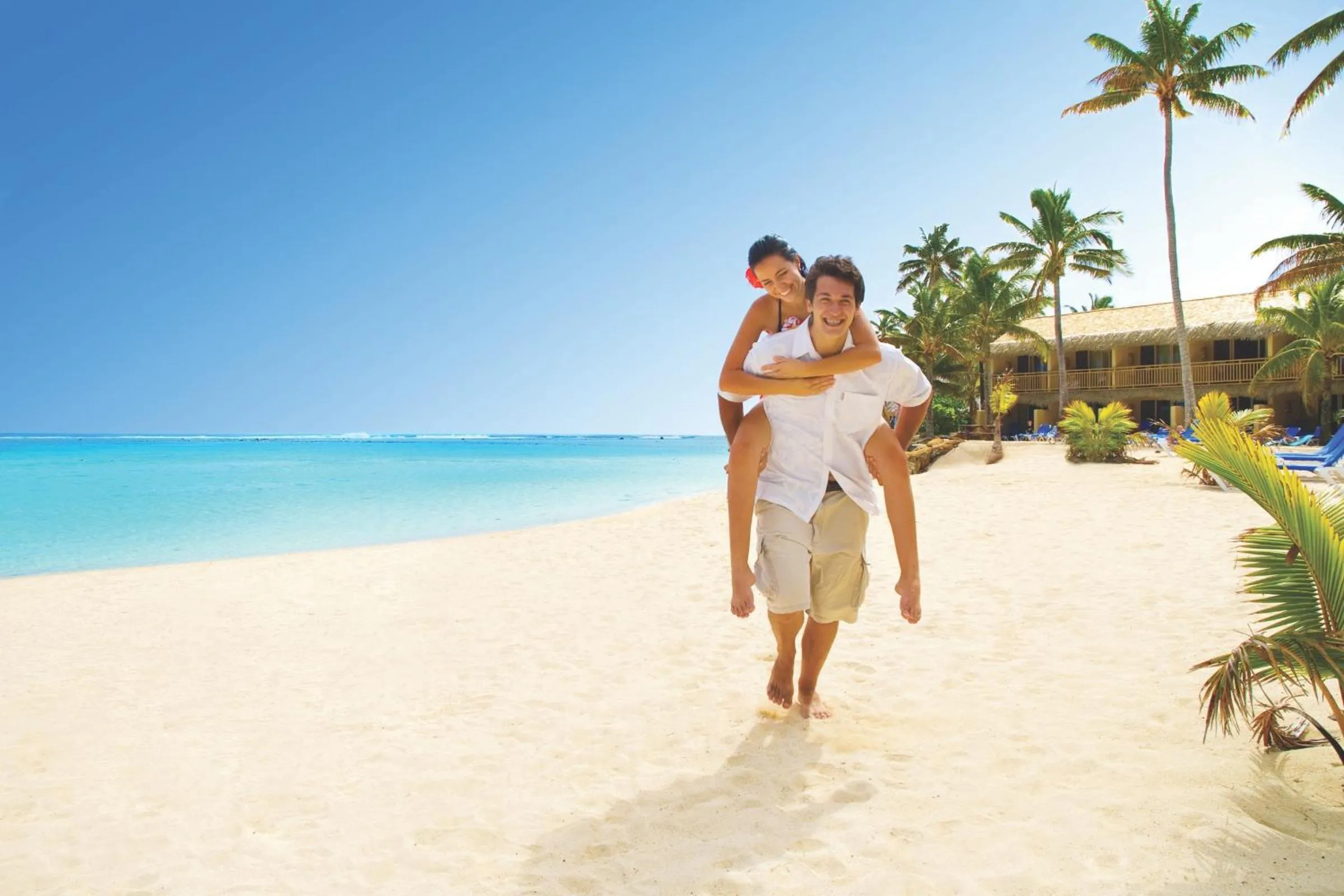 People in Sanctuary Rarotonga on the Beach (Adults Only)