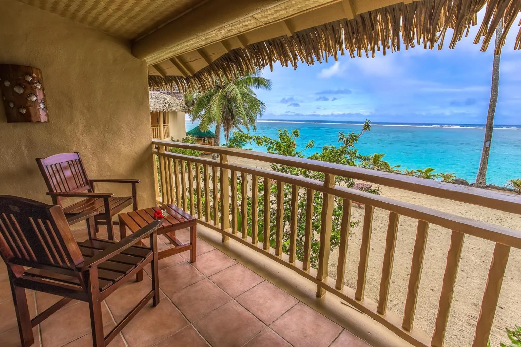 Balcony/Terrace in Sanctuary Rarotonga on the Beach (Adults Only)