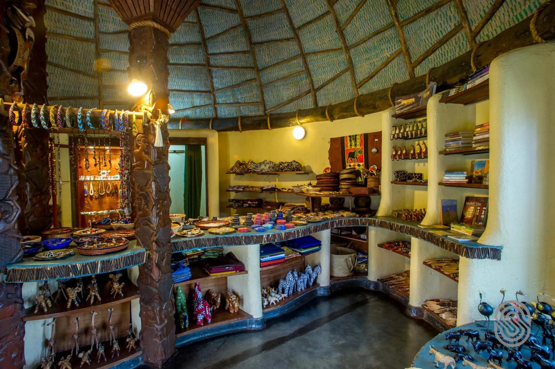 On-site shops in Serengeti Serena Safari Lodge