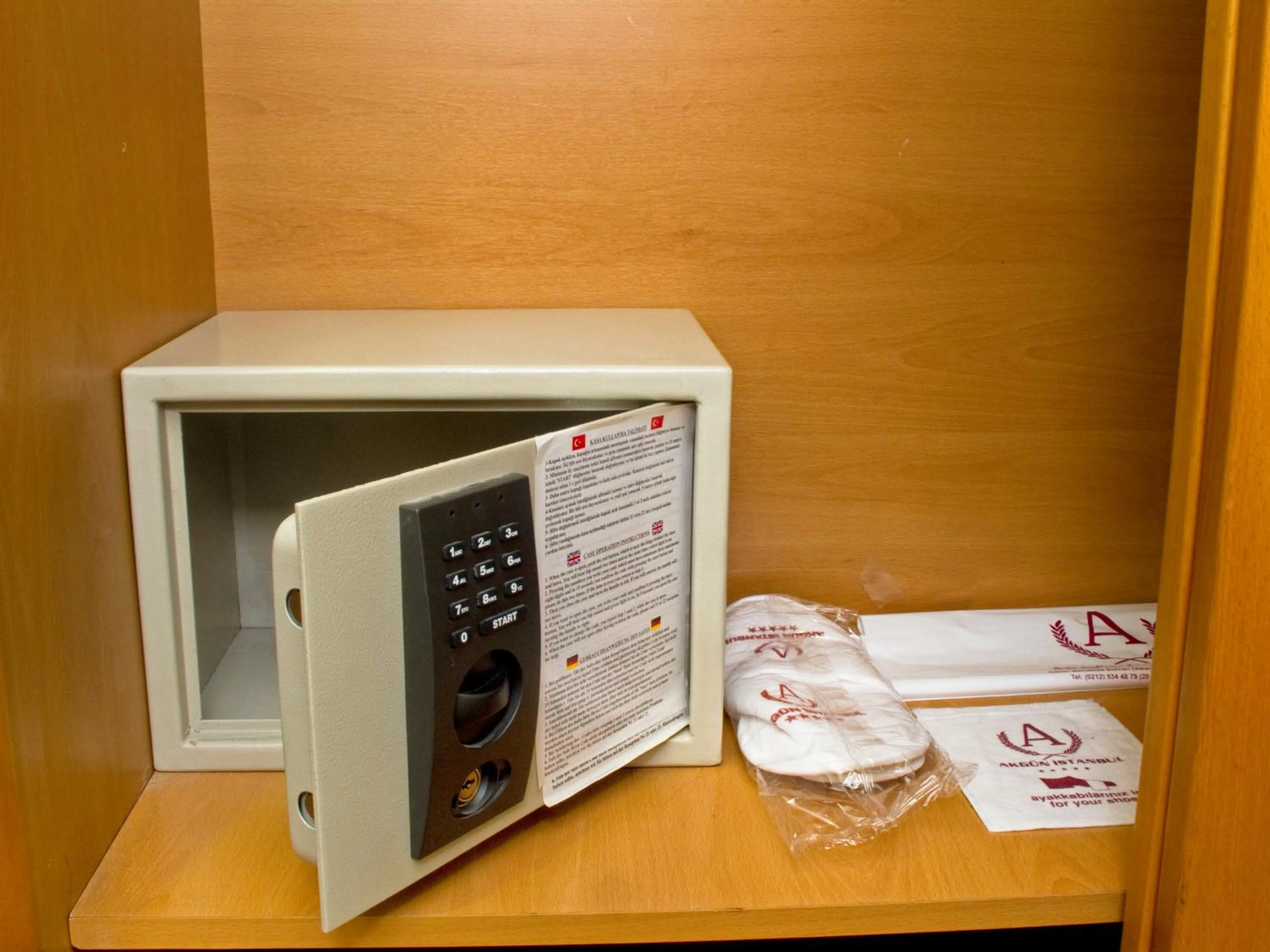 safe in Akgun Istanbul Hotel
