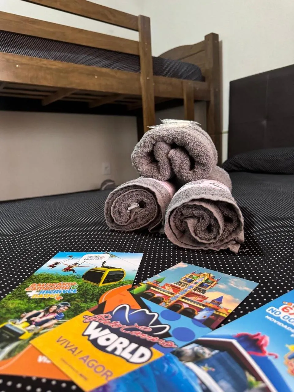 Bed in Pousada Tio Tonho