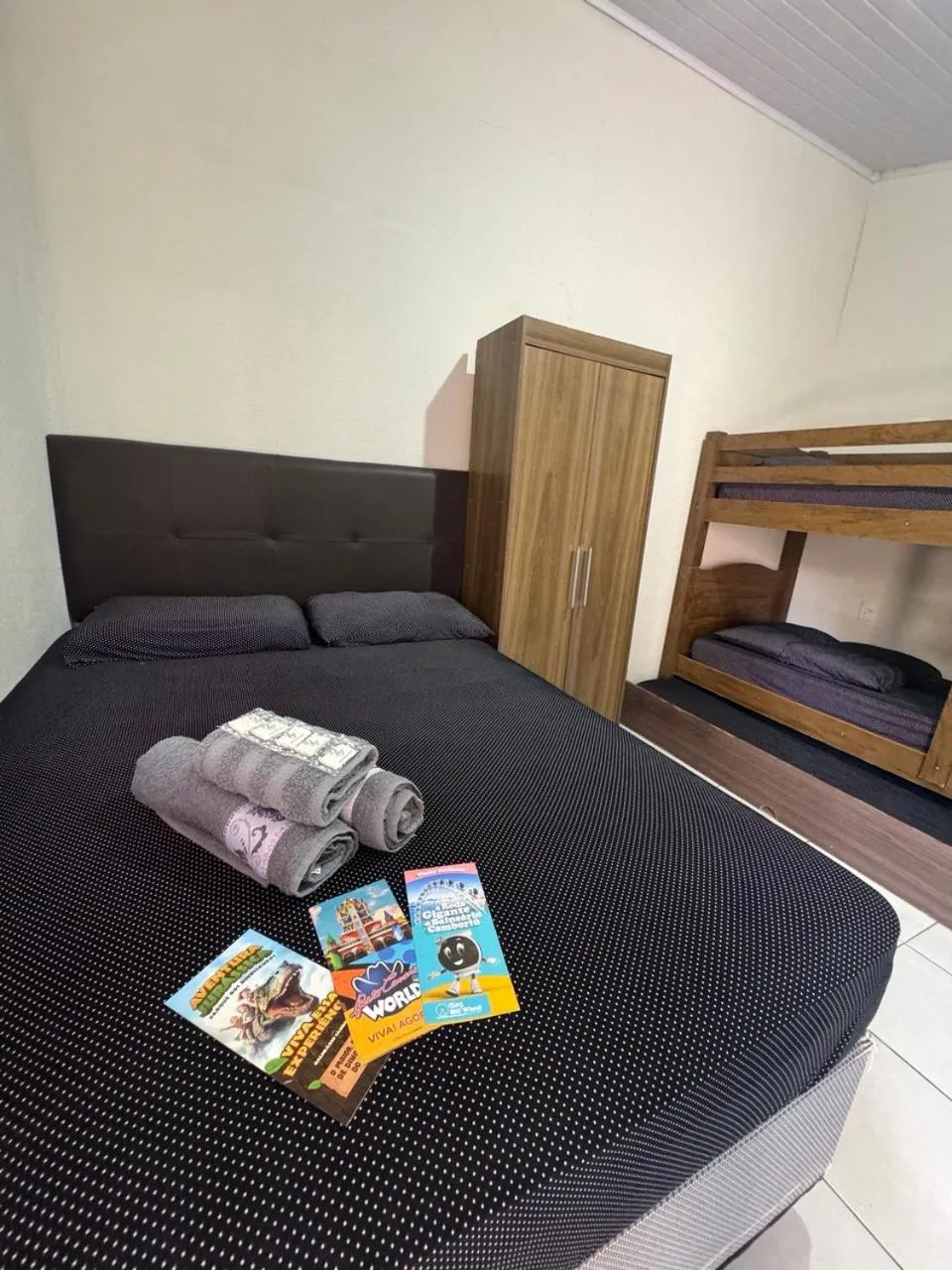 Bed in Pousada Tio Tonho