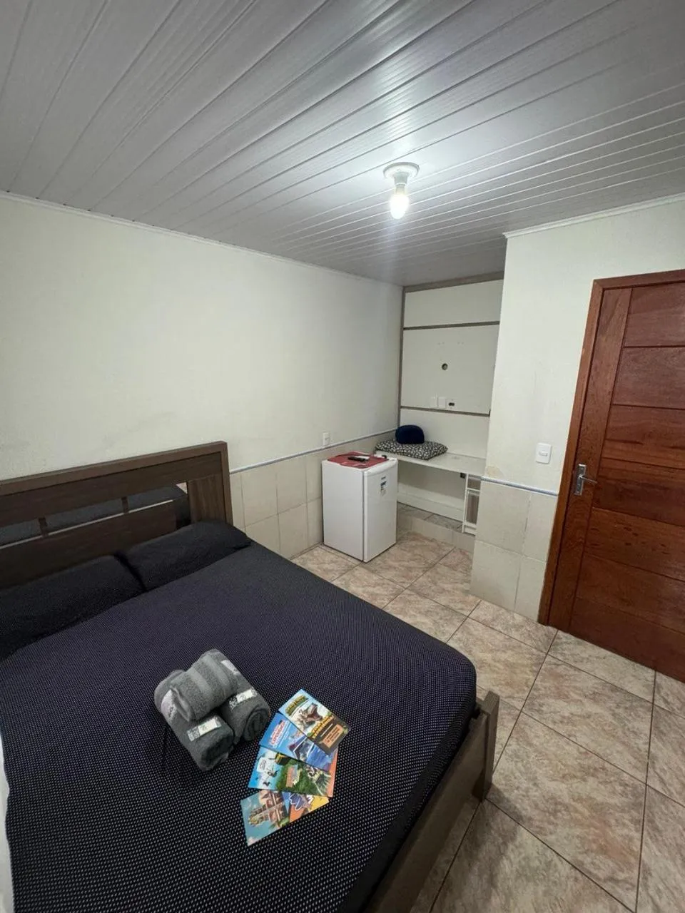 Bed in Pousada Tio Tonho