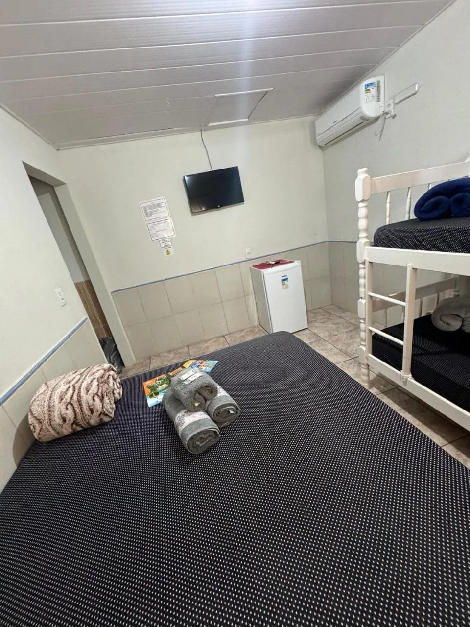 Bed in Pousada Tio Tonho