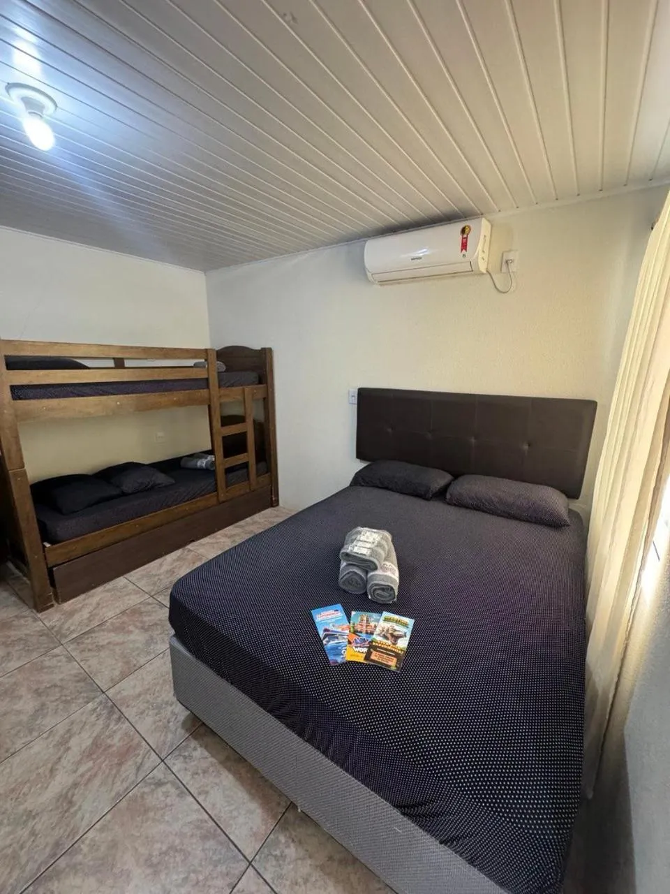 Bed in Pousada Tio Tonho