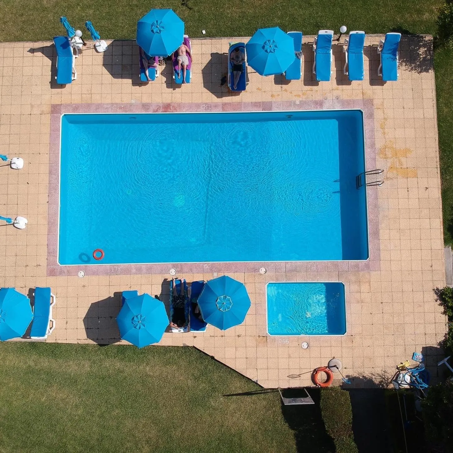 Pool view in Angelos Studios