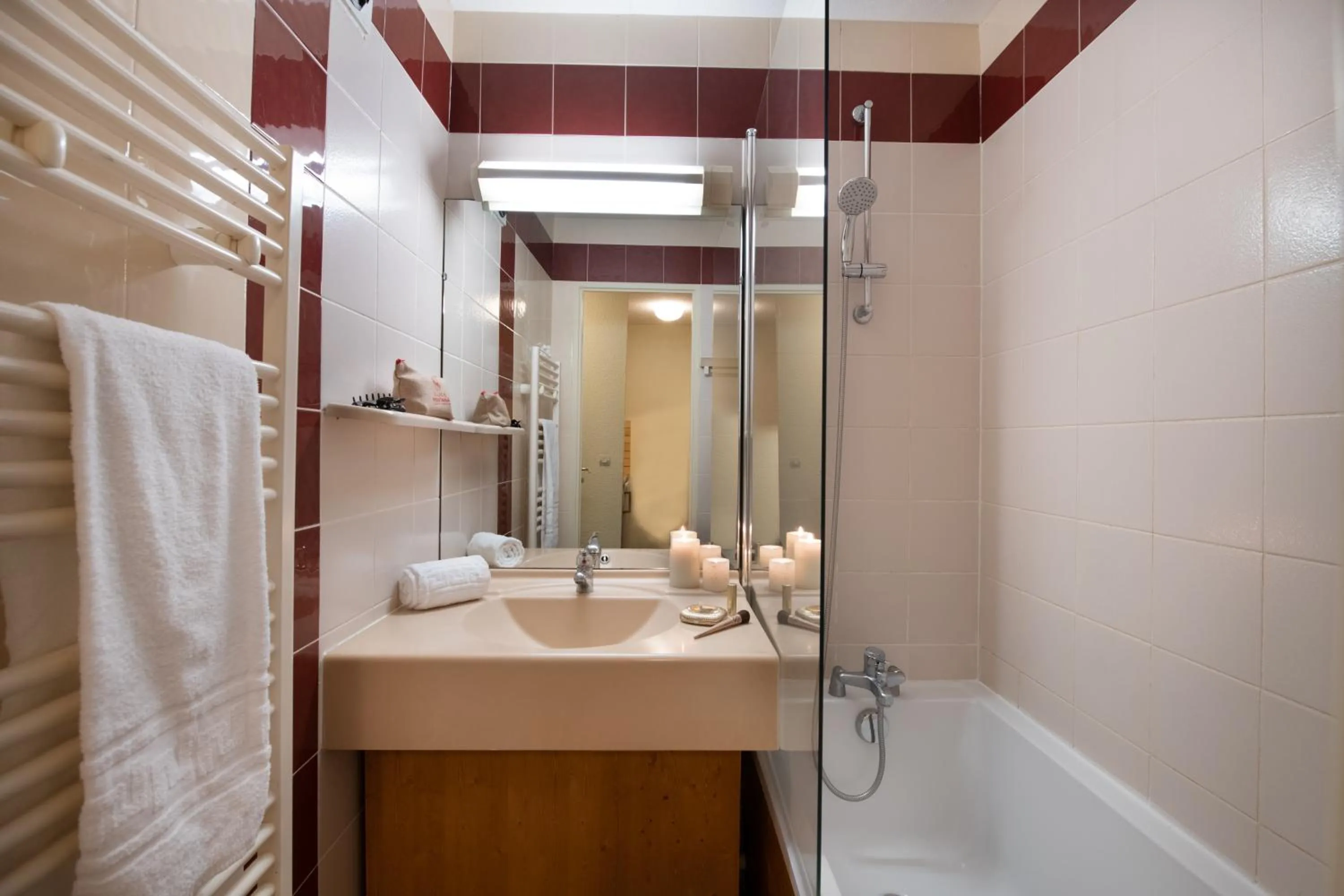 Bathroom in Le Cheval Blanc - Village Montana