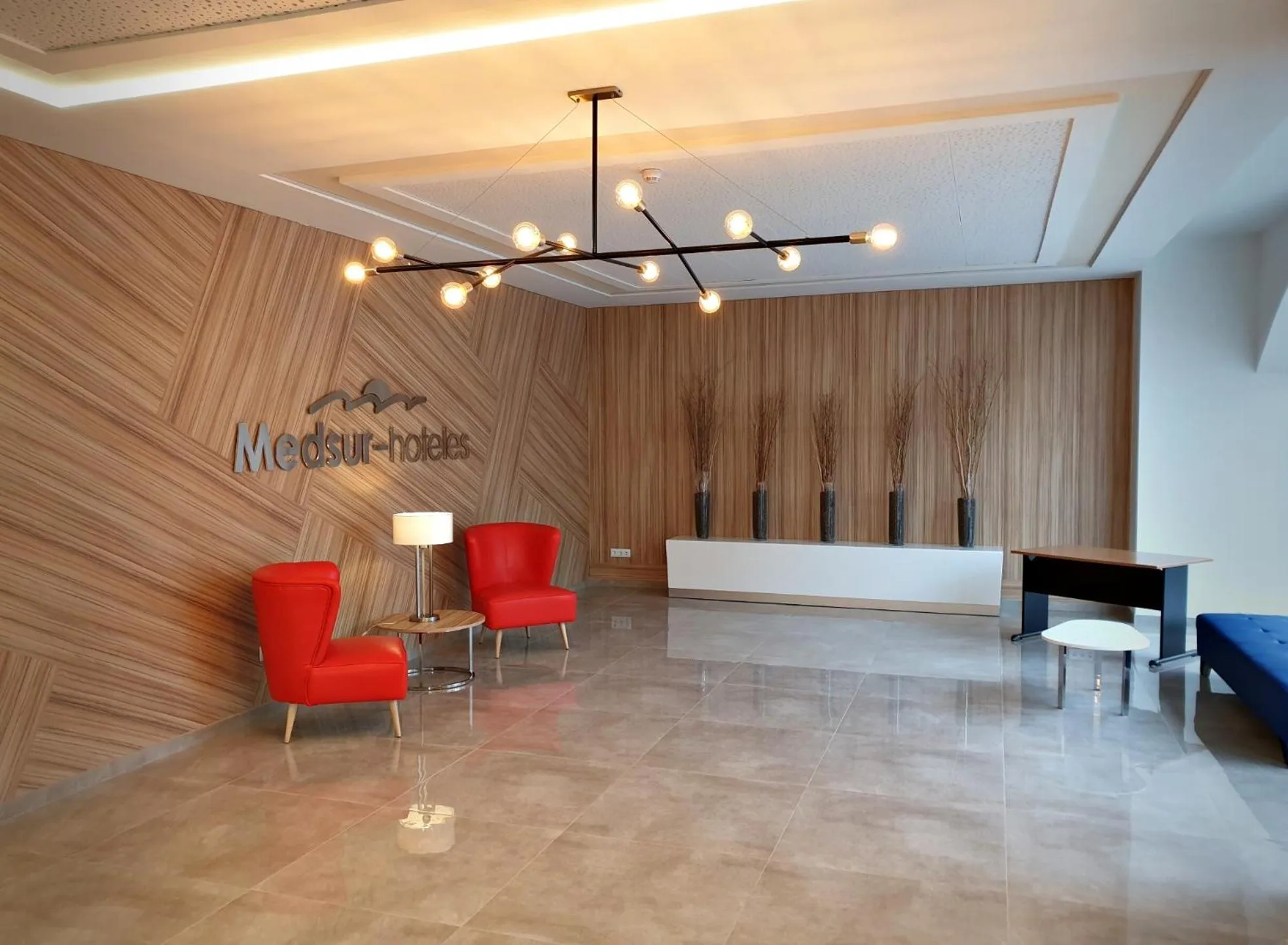 Lobby or reception in Hotel La Rápita