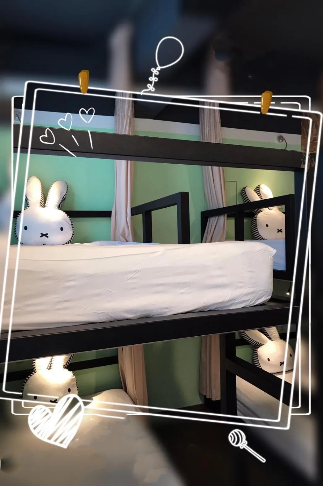 bunk bed, Bed in Tourist Bunny Hostel
