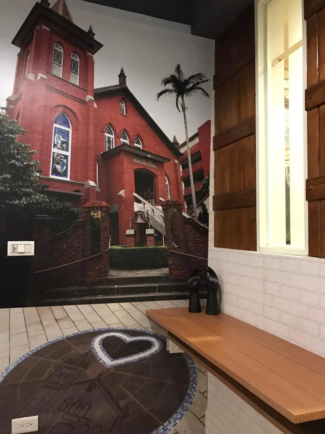 Decorative detail in Tourist Bunny Hostel