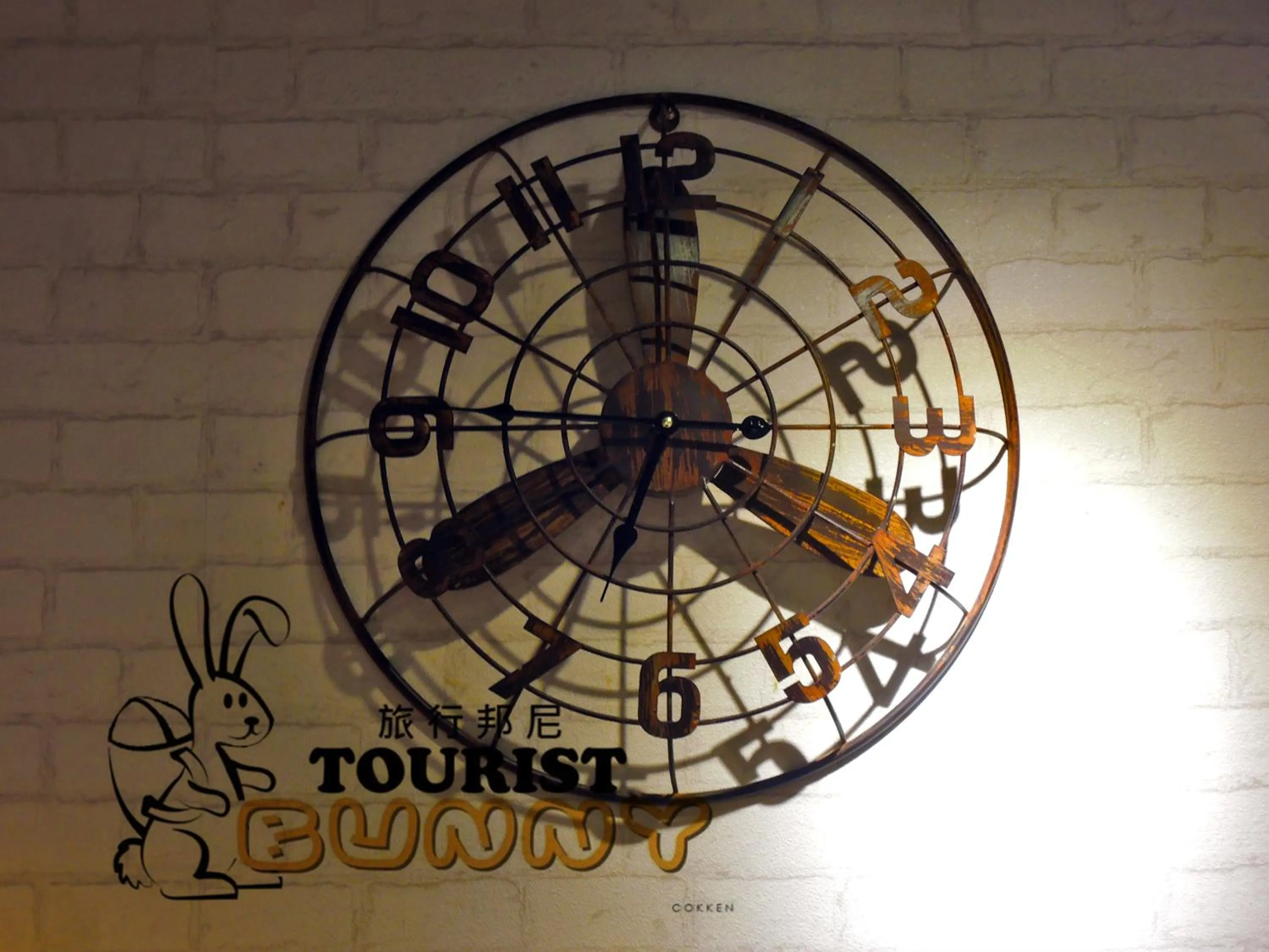 Decorative detail in Tourist Bunny Hostel