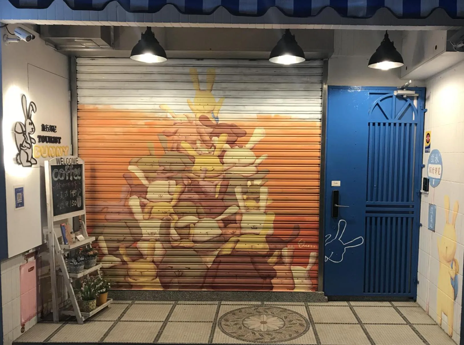 Facade/entrance in Tourist Bunny Hostel