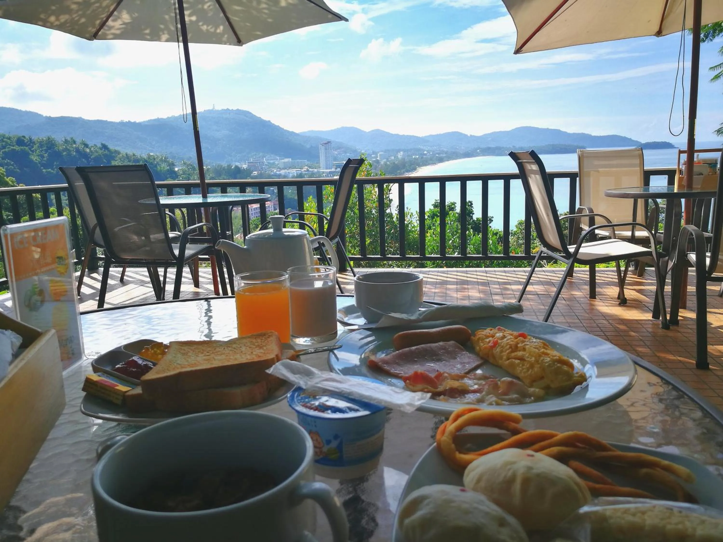 Breakfast in On The Hill Karon Resort