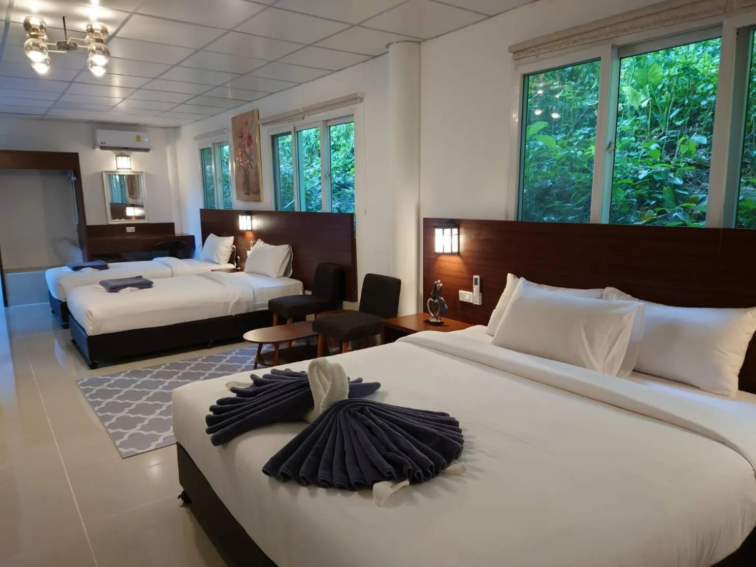 Bedroom, Bed in On The Hill Karon Resort