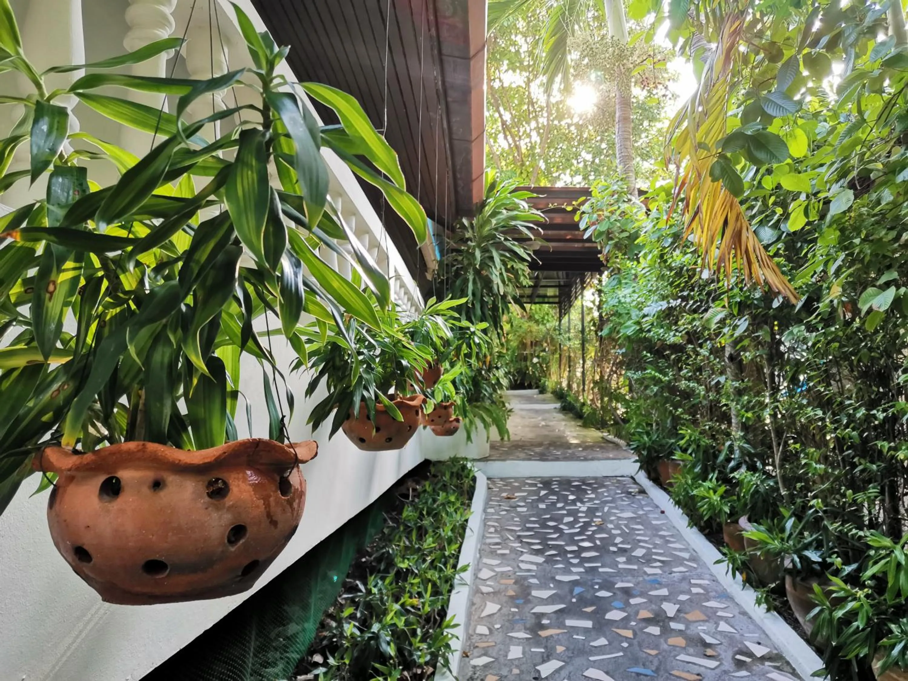 Patio in On The Hill Karon Resort