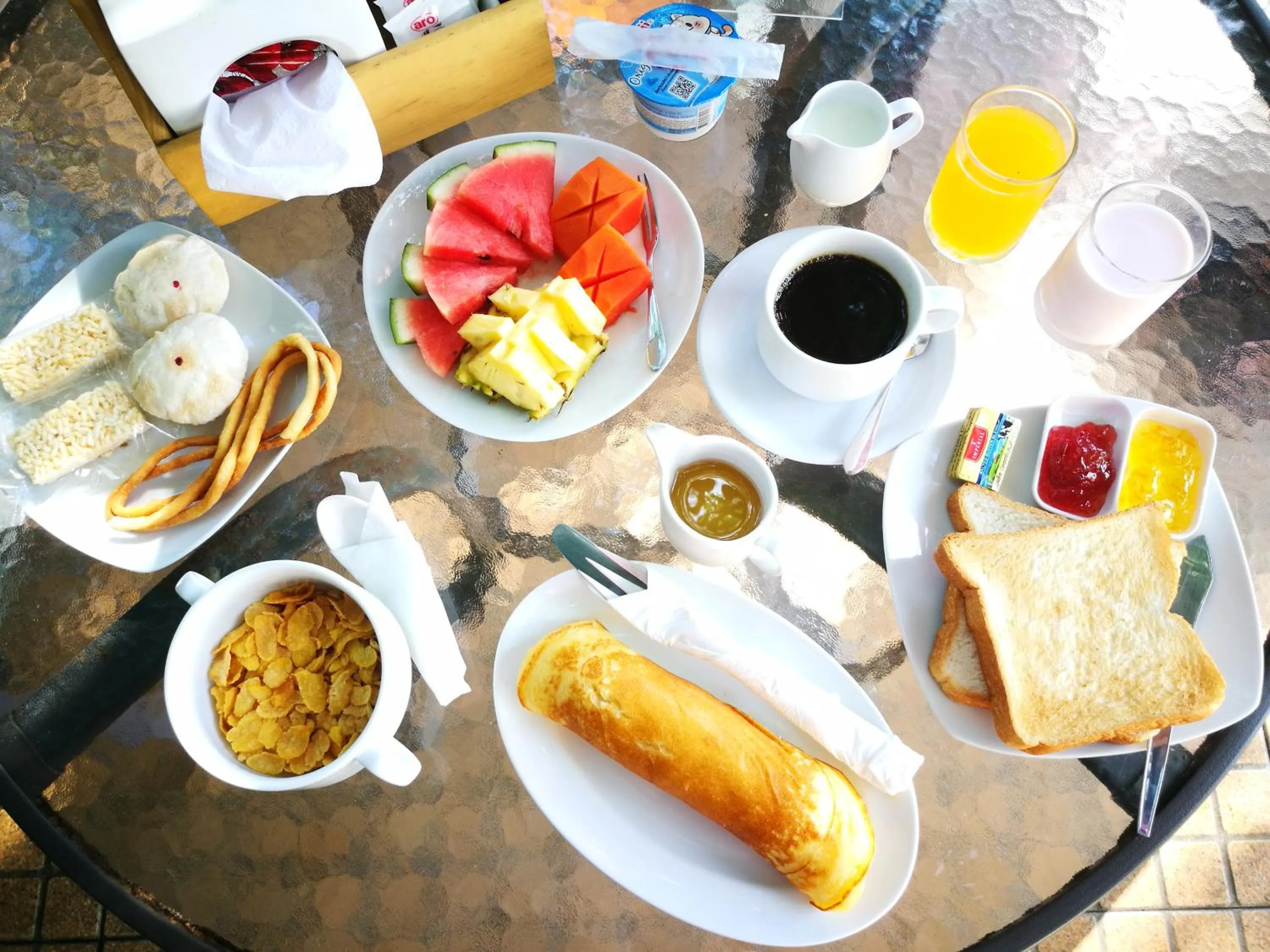 Breakfast in On The Hill Karon Resort