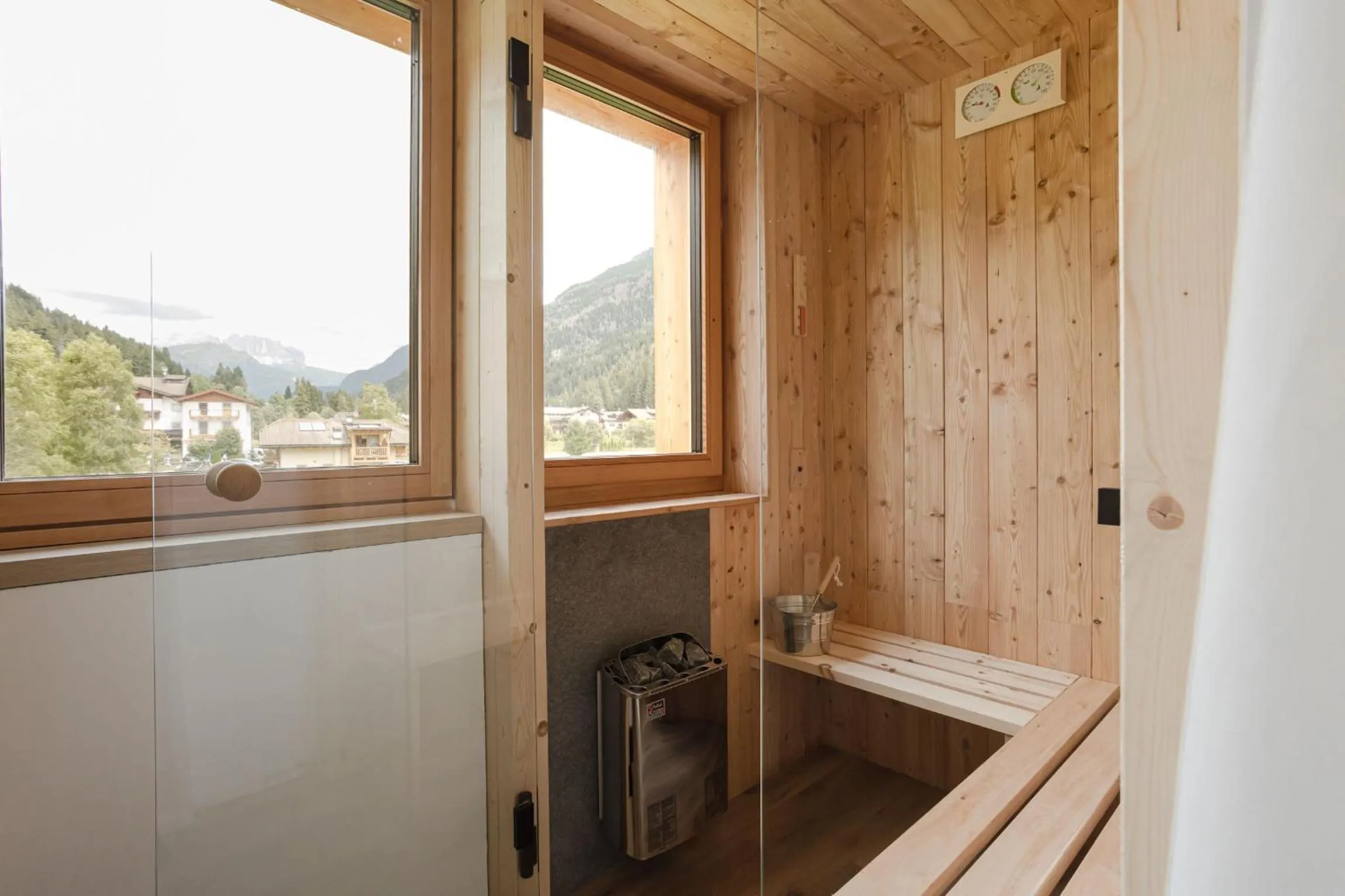Sauna in Wellness Hotel Dolomia
