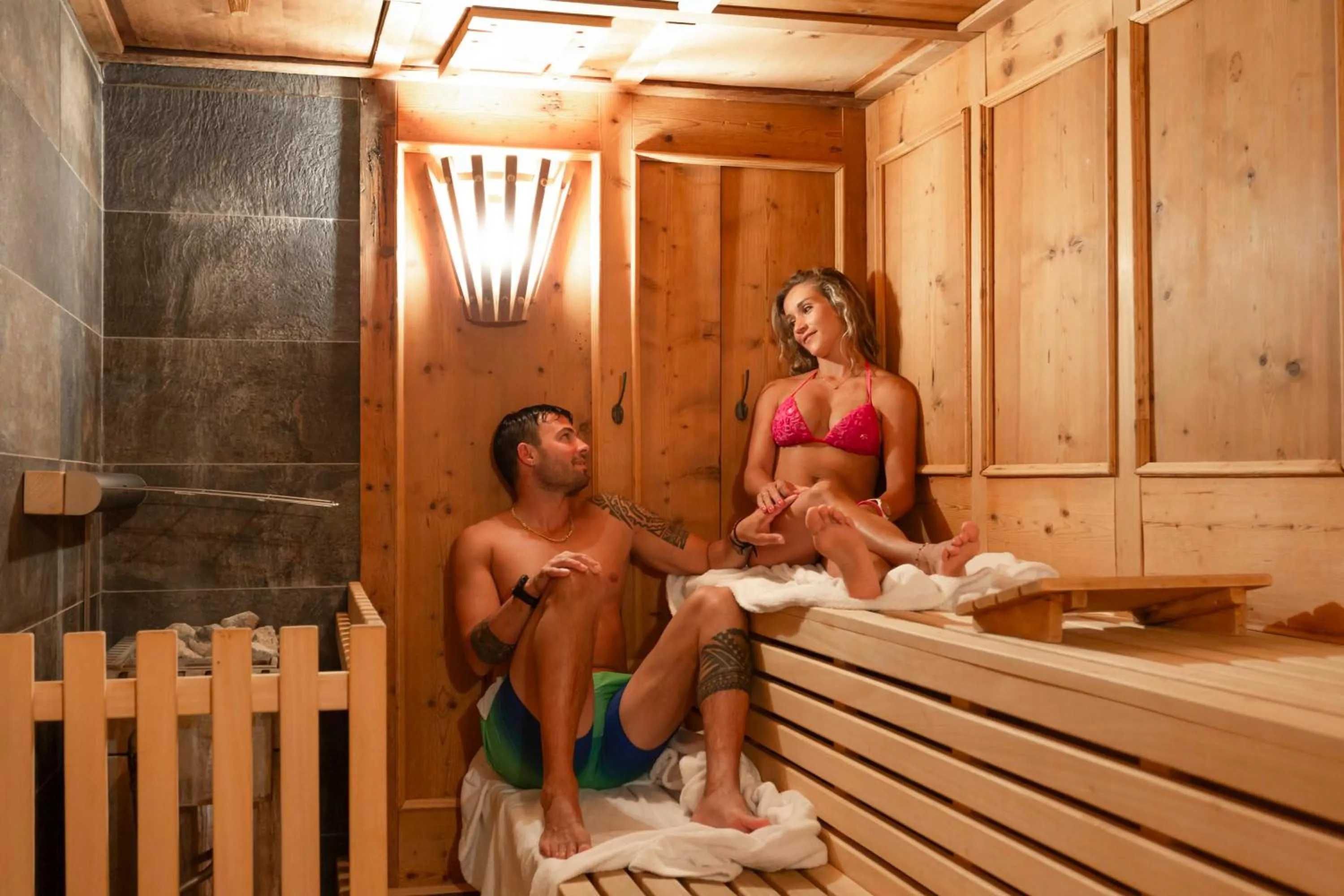 Sauna in Wellness Hotel Dolomia