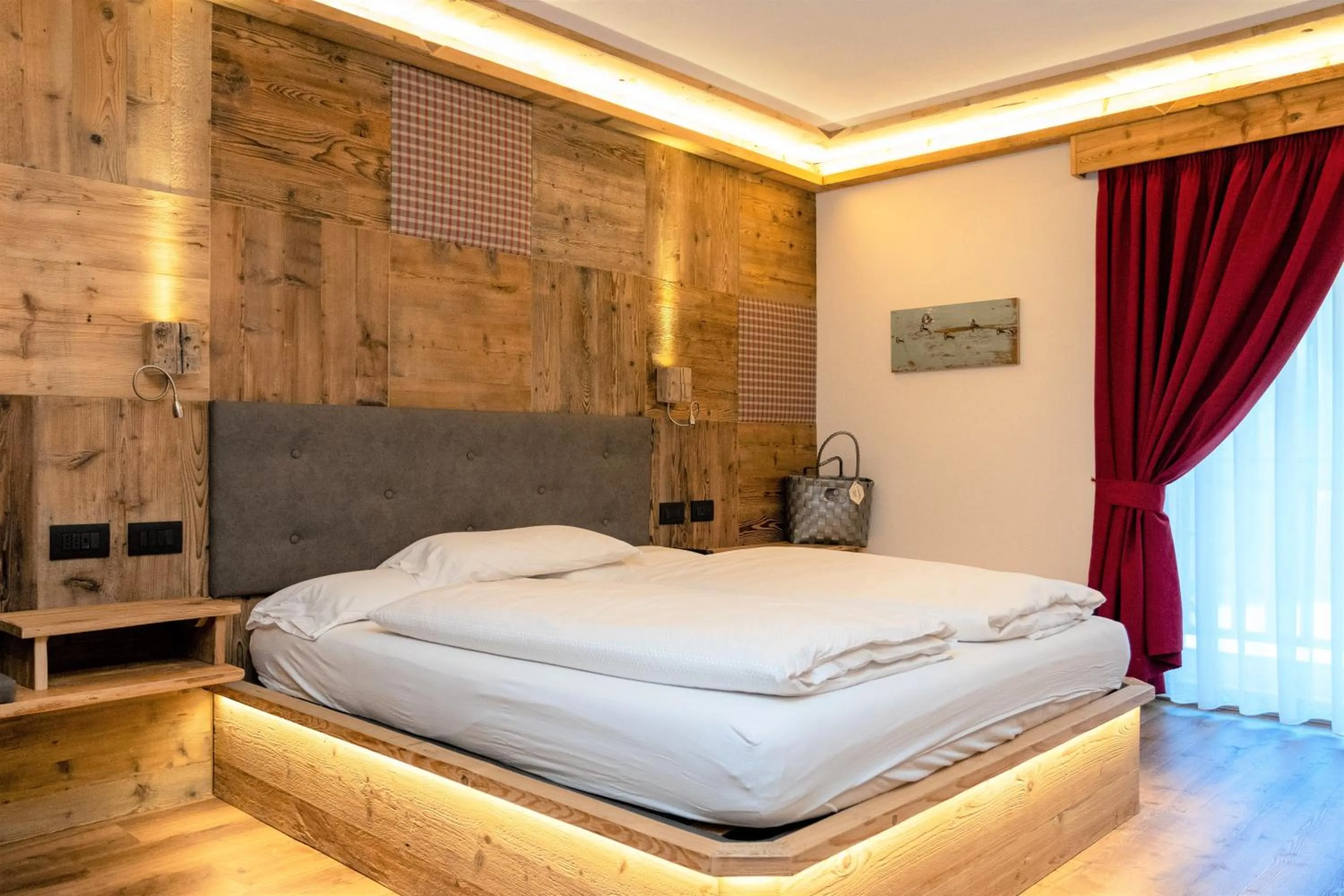 Bed in Wellness Hotel Dolomia