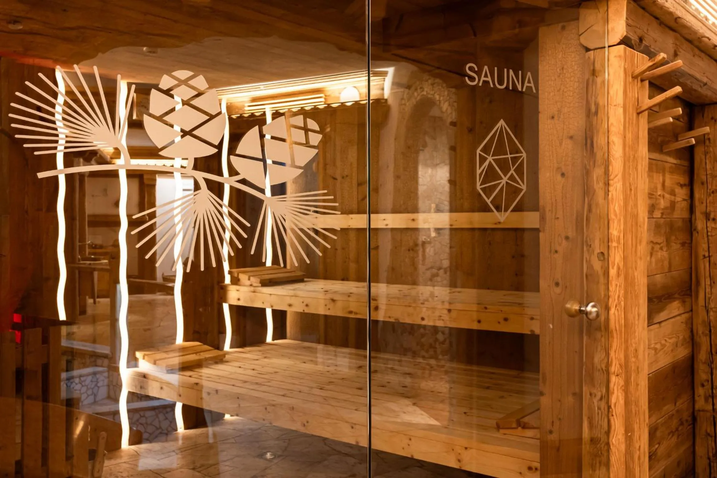 Sauna in Wellness Hotel Dolomia