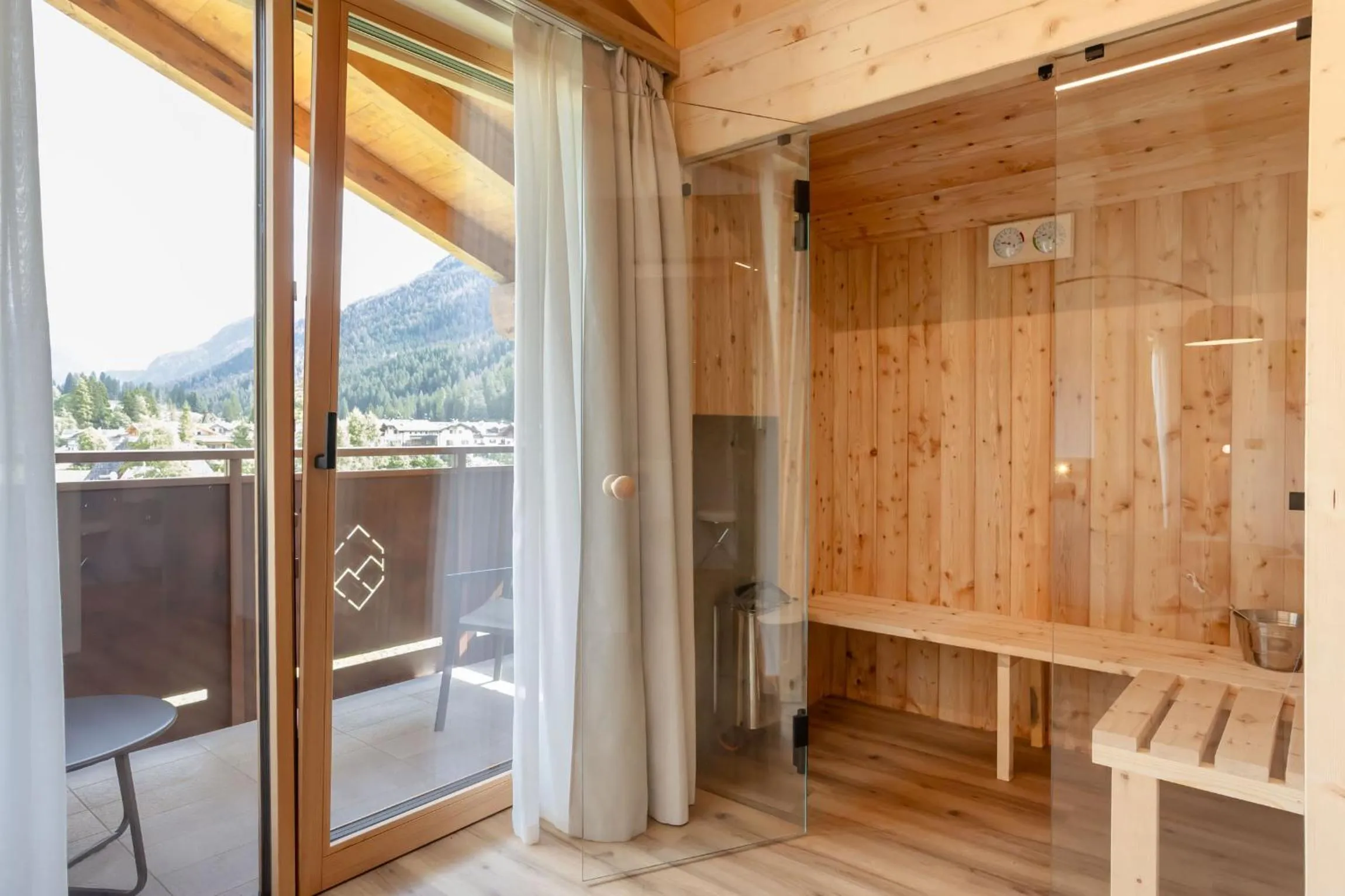 Sauna in Wellness Hotel Dolomia