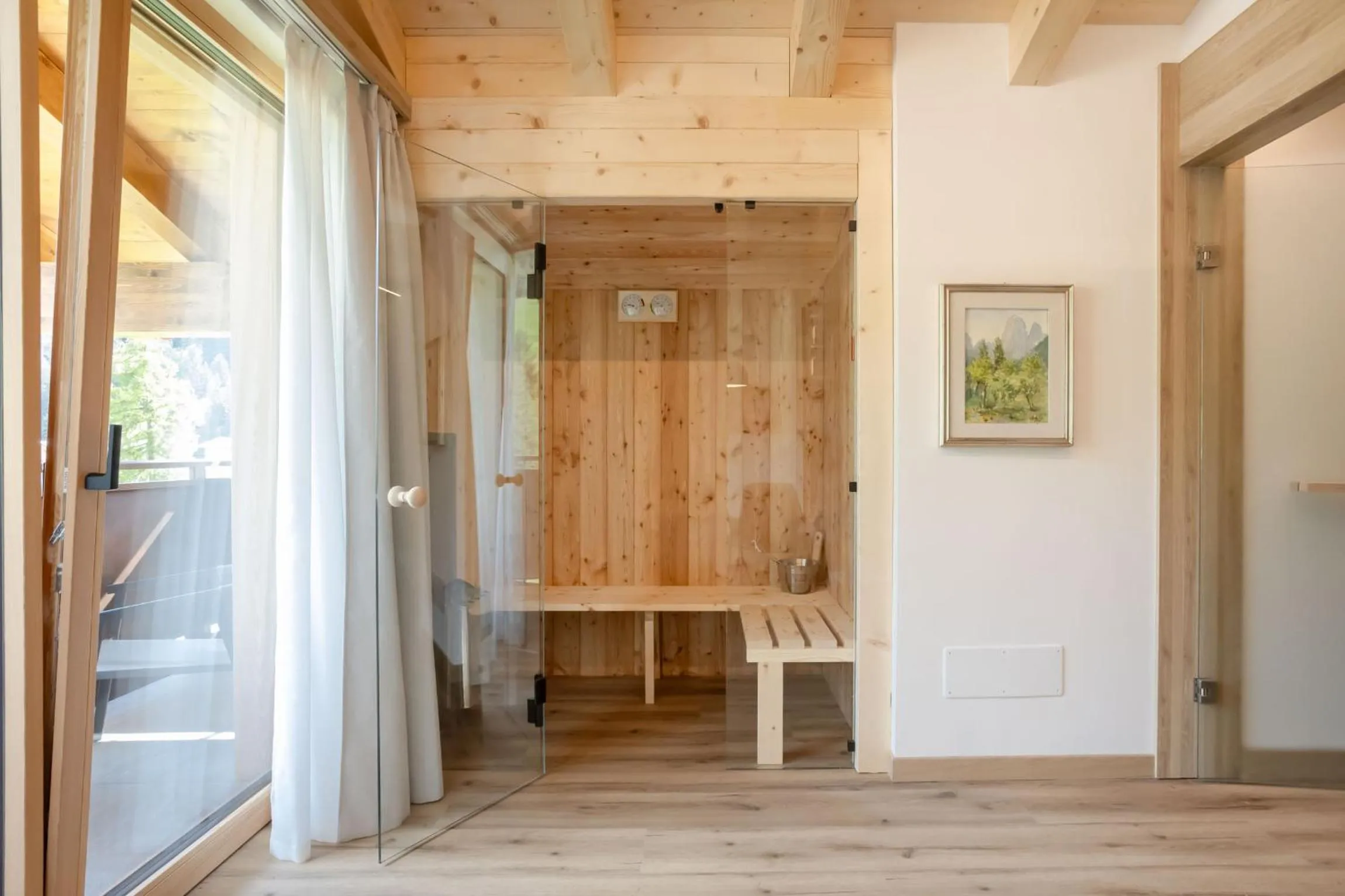 Sauna in Wellness Hotel Dolomia