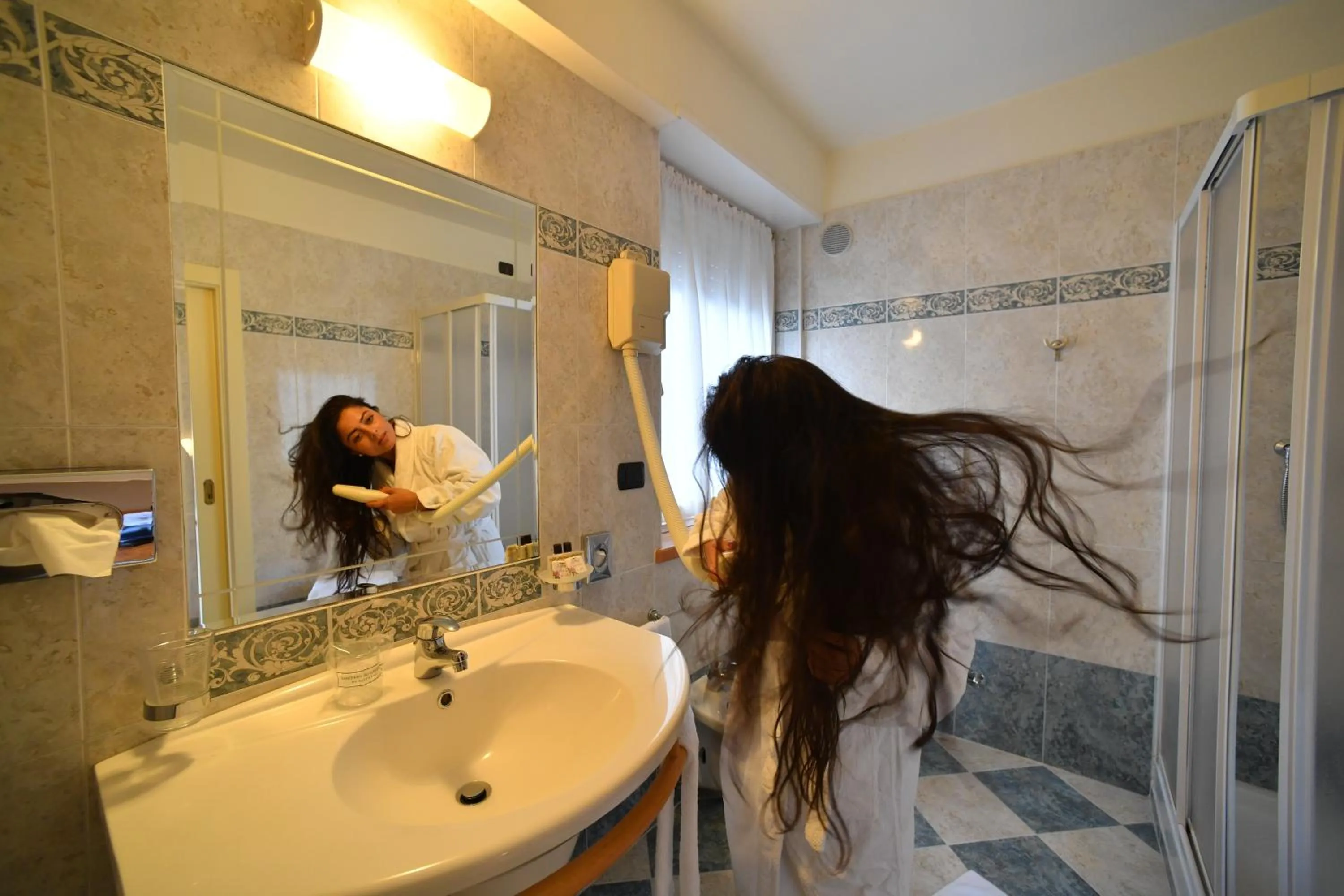 Bathroom in Hotel Lilla'