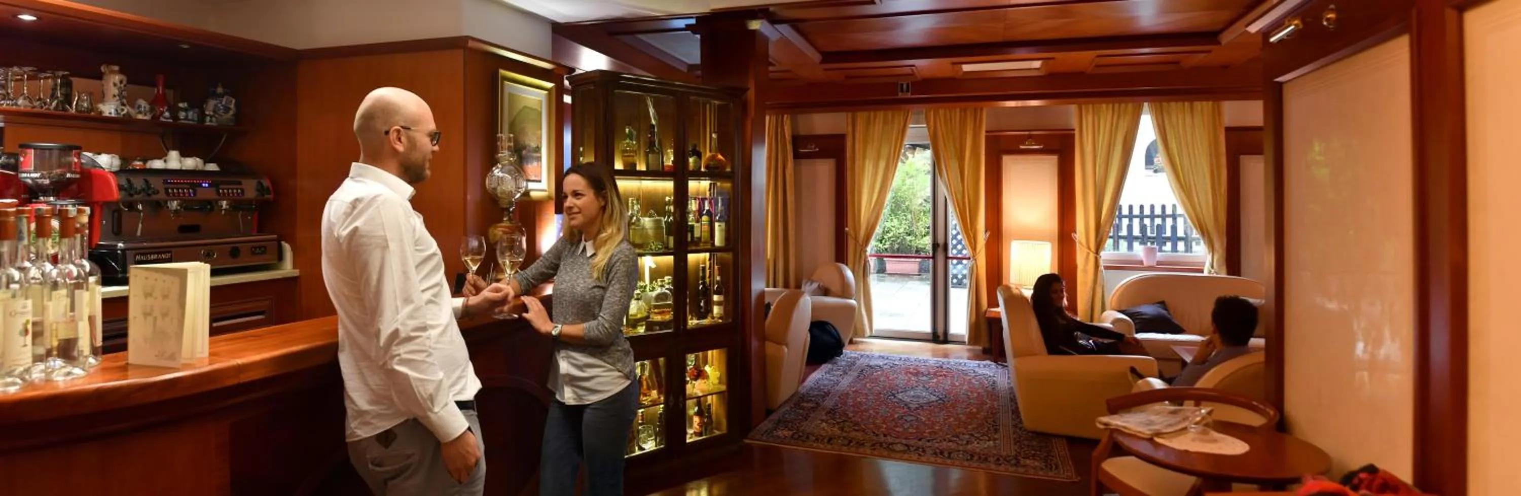 Communal lounge/ TV room in Hotel Lilla'