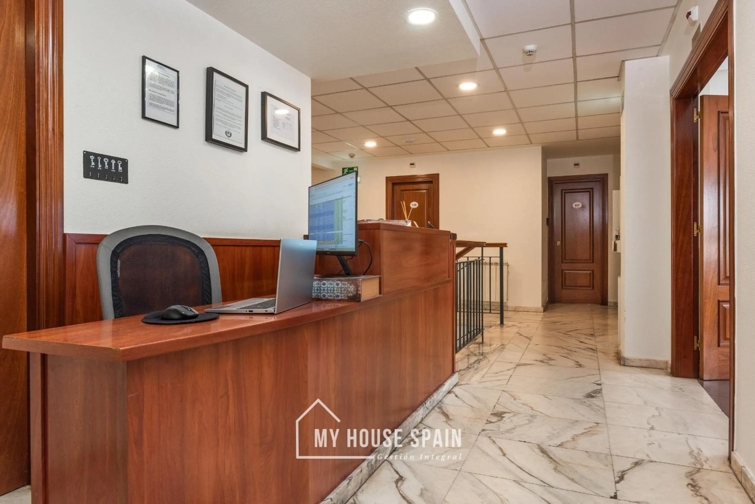 Lobby or reception in Hotel Playa Poniente