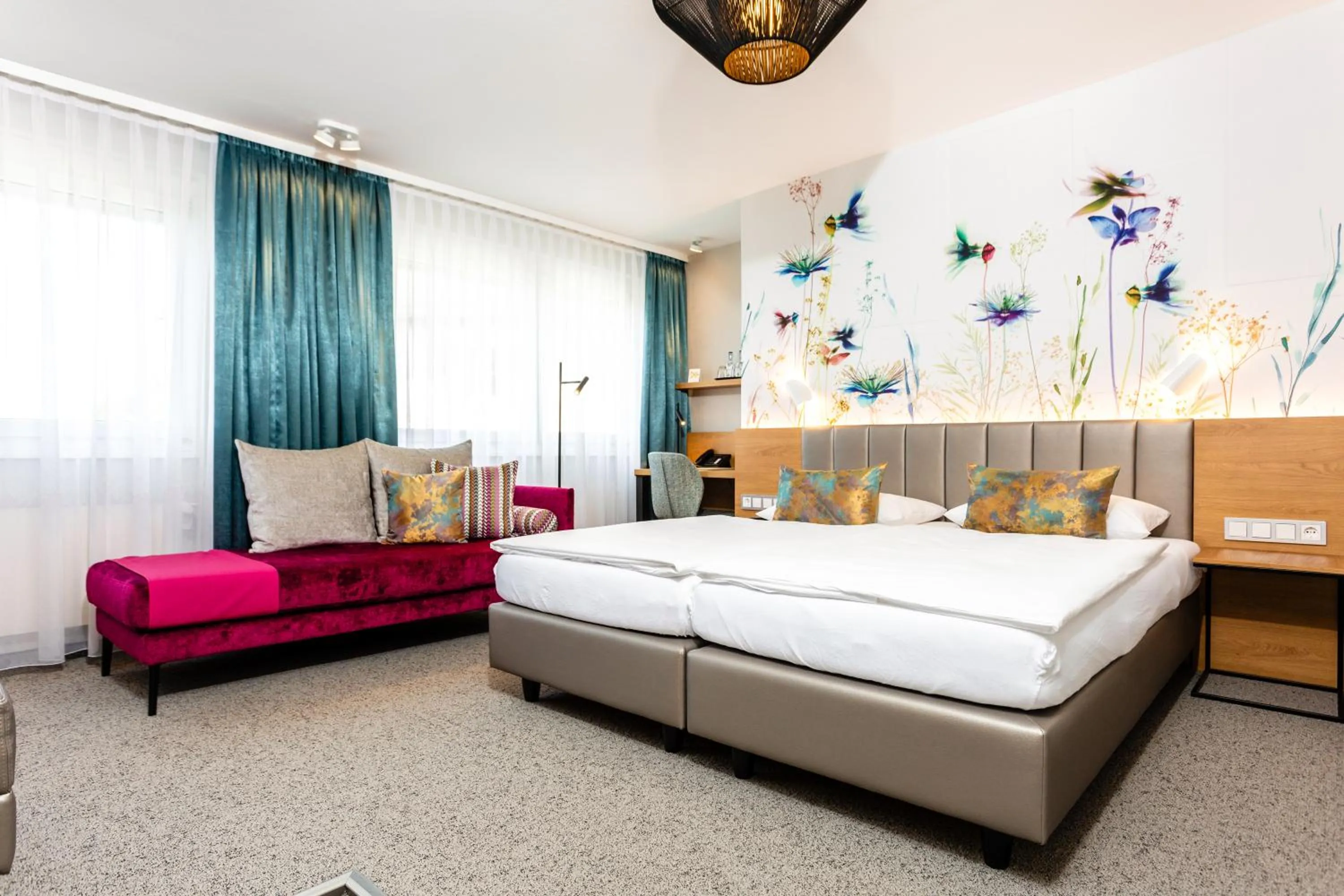 Bed in Hotel Boehler