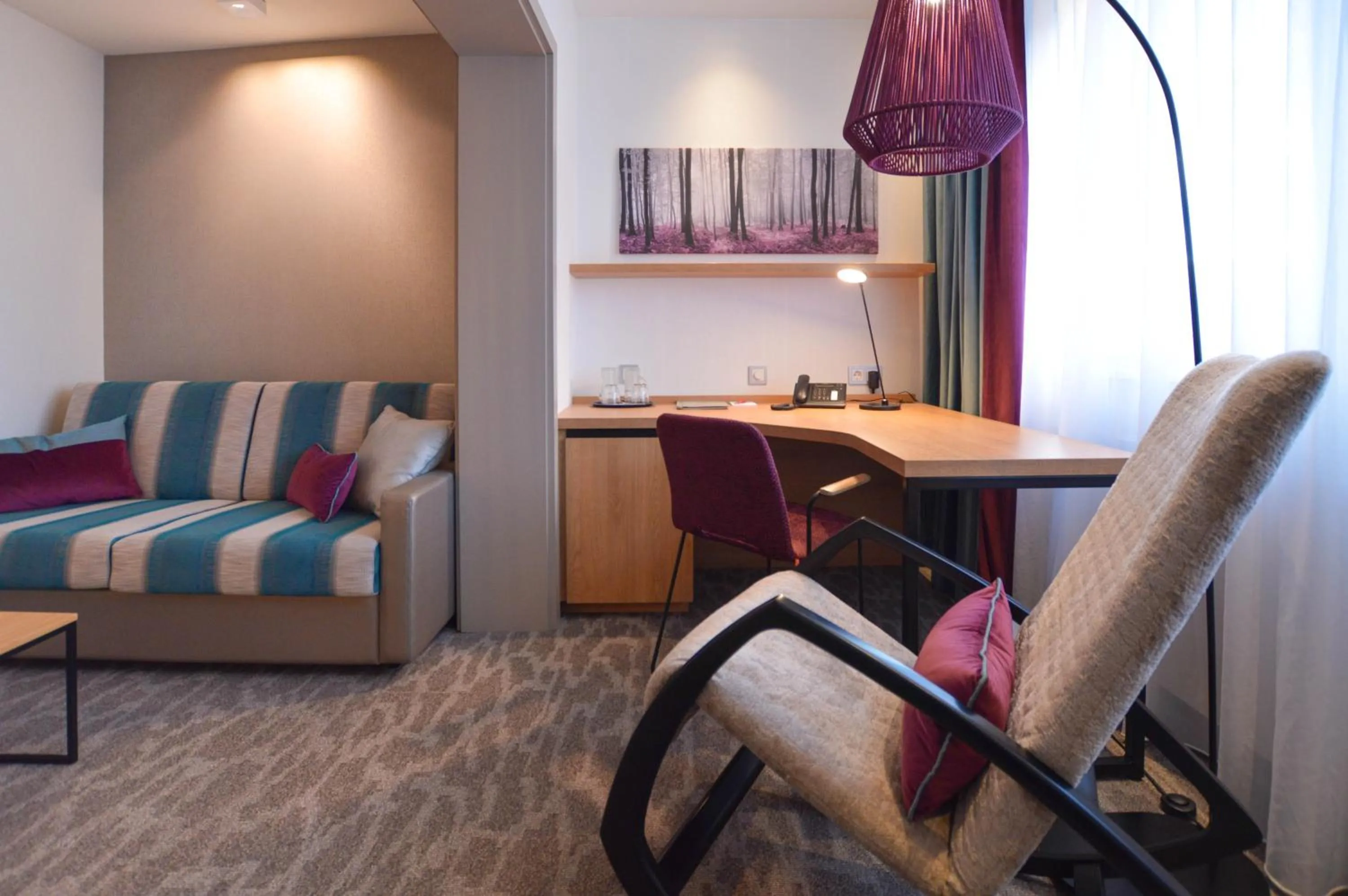 Seating area in Hotel Boehler