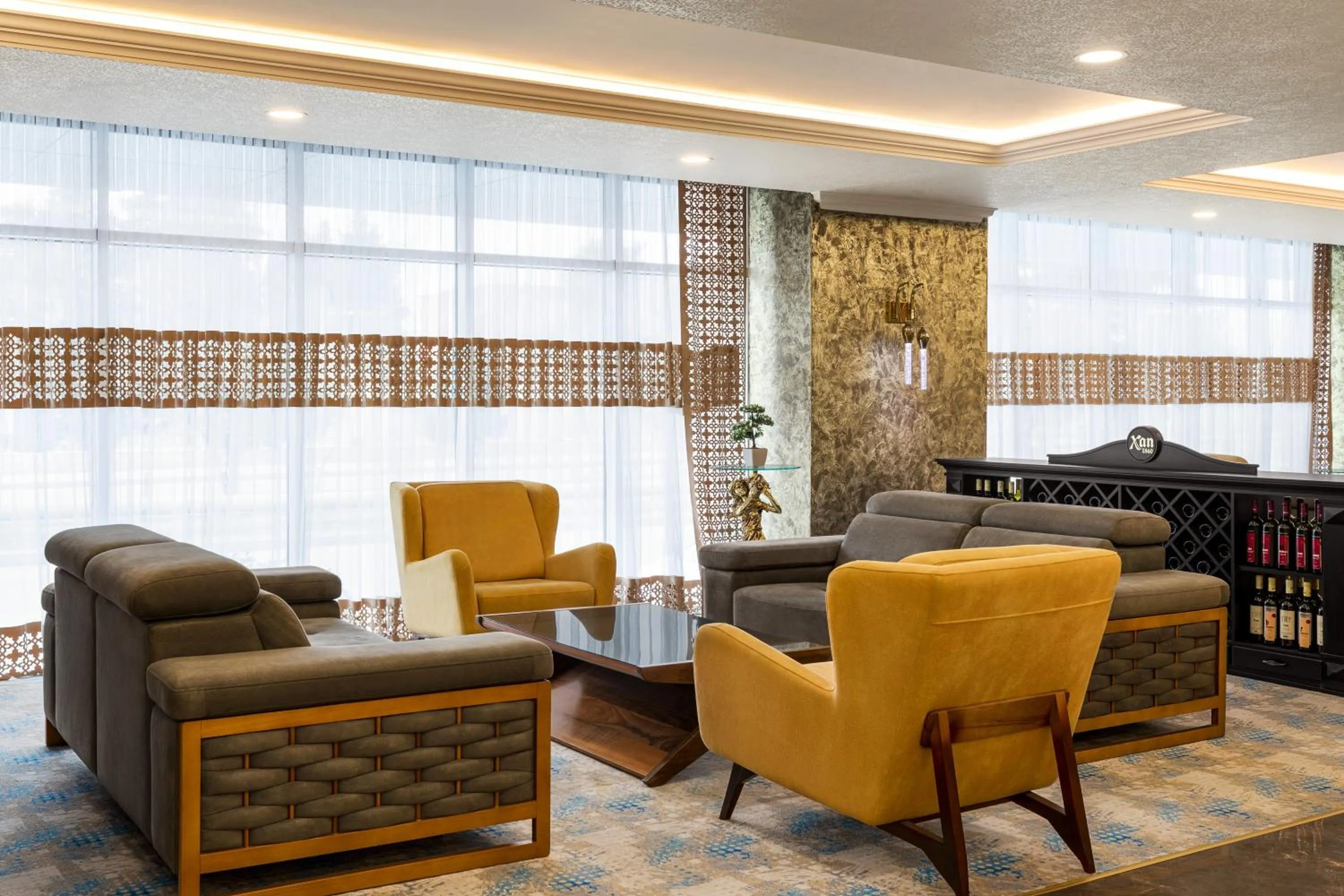 Lounge or bar in Wyndham Baku
