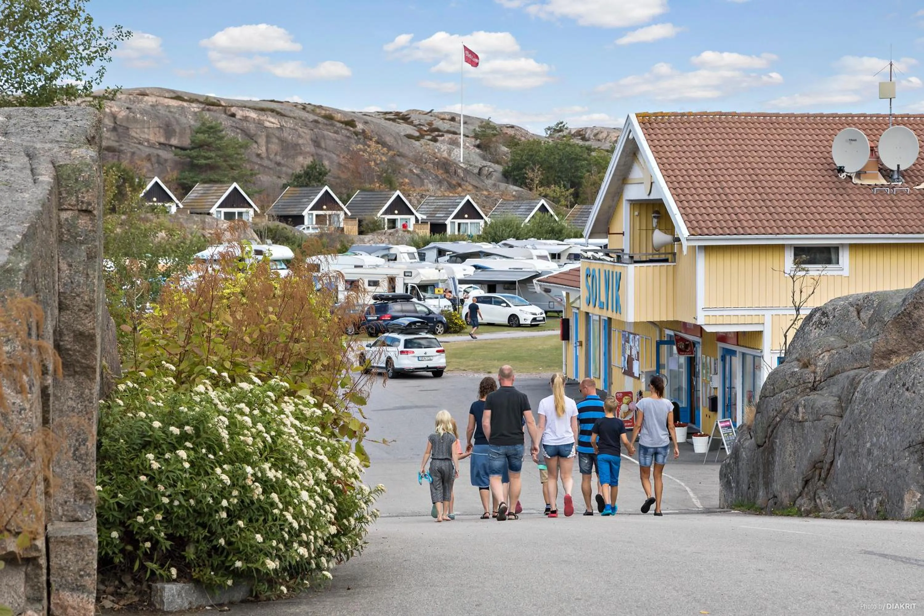 Street view in First Camp Solvik-Kungshamn