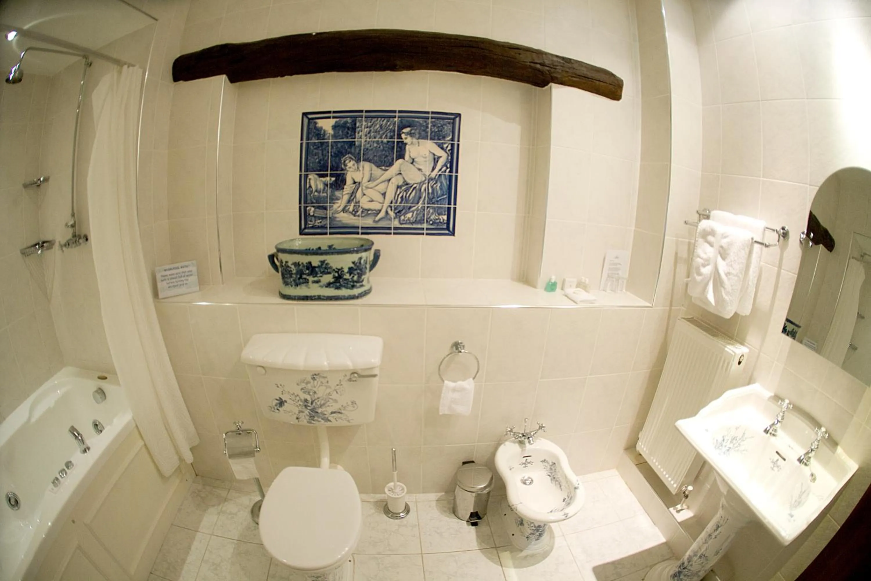 Bathroom in Gibbon Bridge Hotel