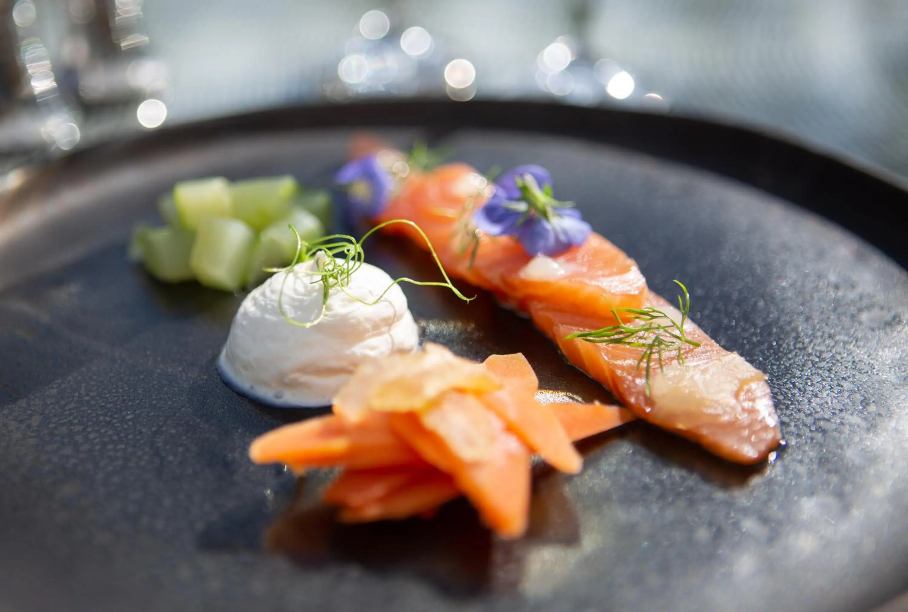 Lunch in Gibbon Bridge Hotel