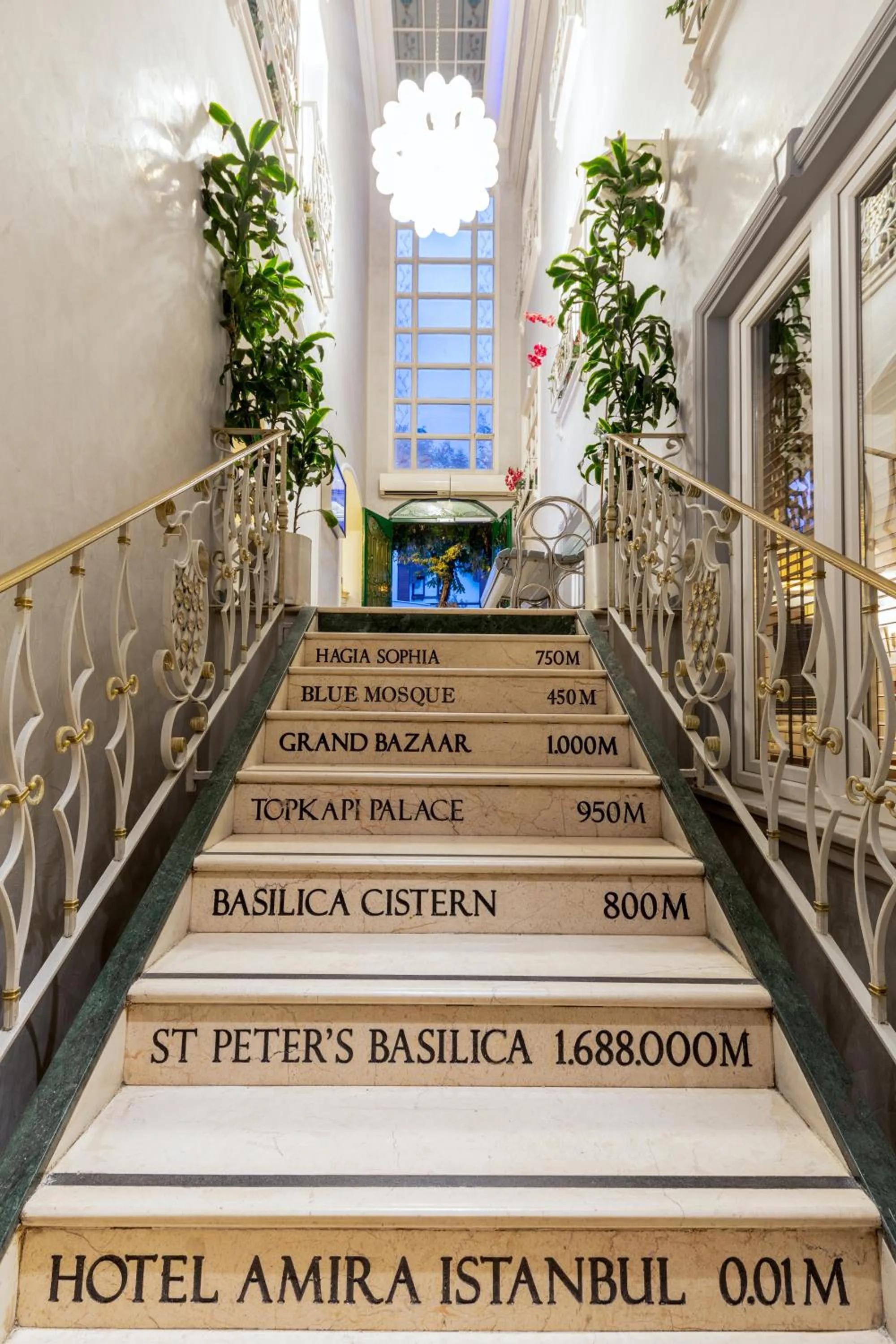 Floor plan in Hotel Amira Istanbul