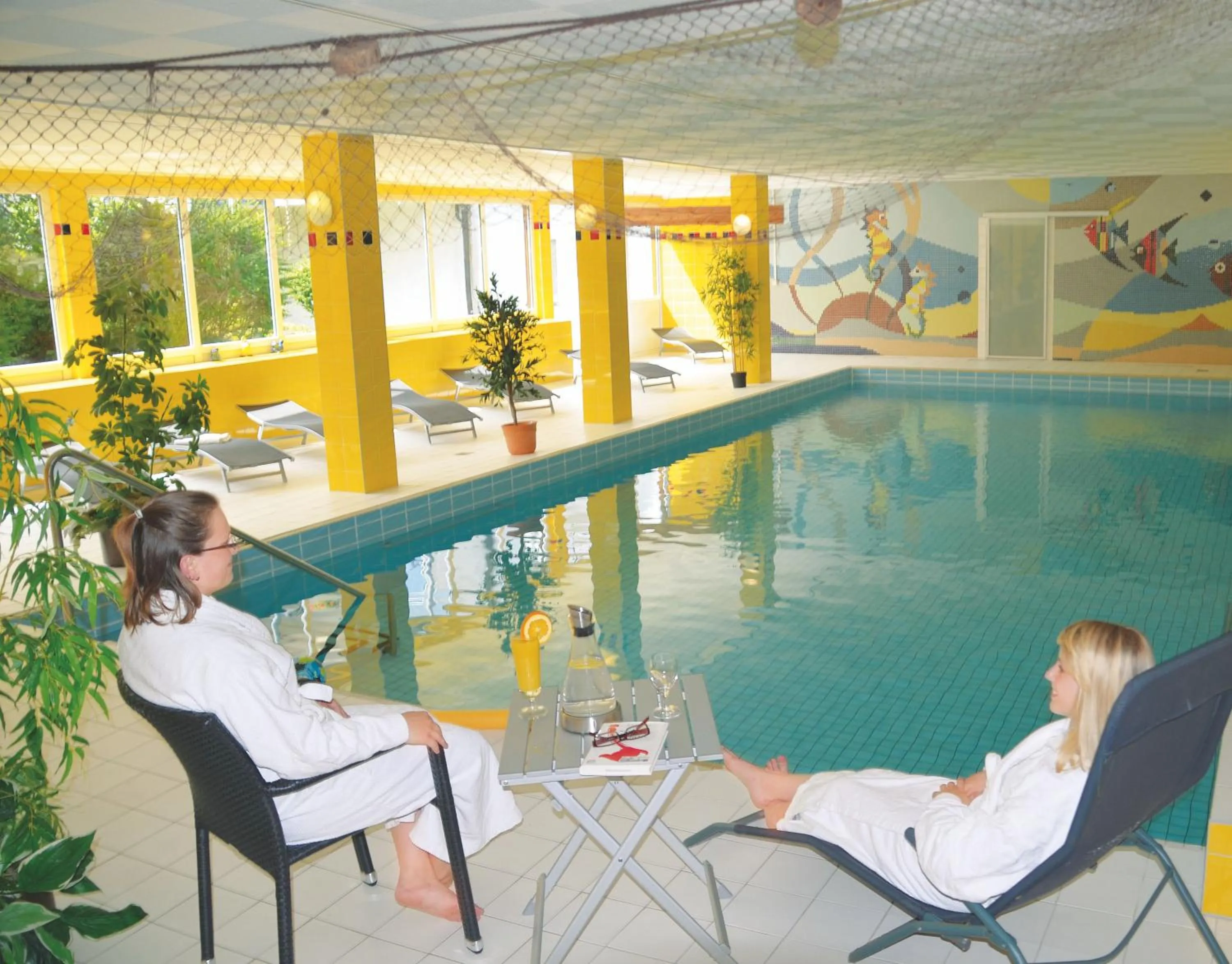 Swimming pool in Aktivhotel Heikenberg in Bad Lauterberg