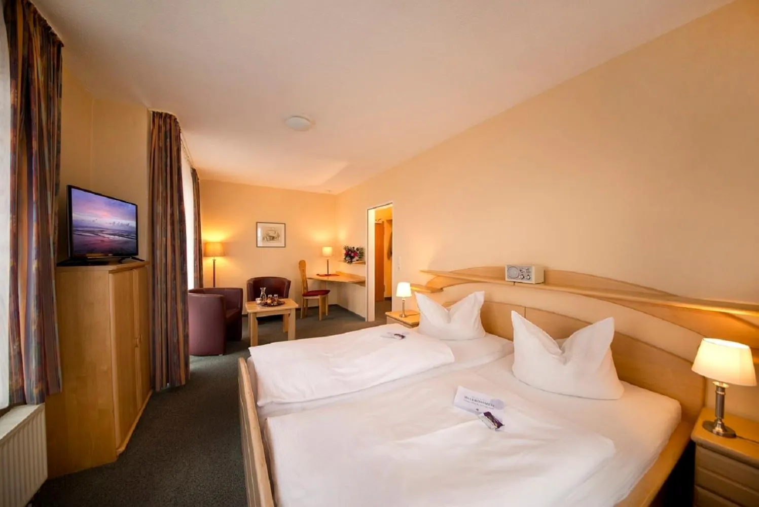 Bed in Aktivhotel Heikenberg in Bad Lauterberg