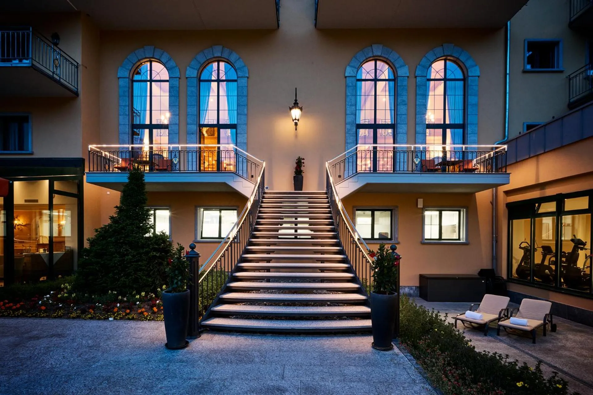 Property building in Hotel Vereina